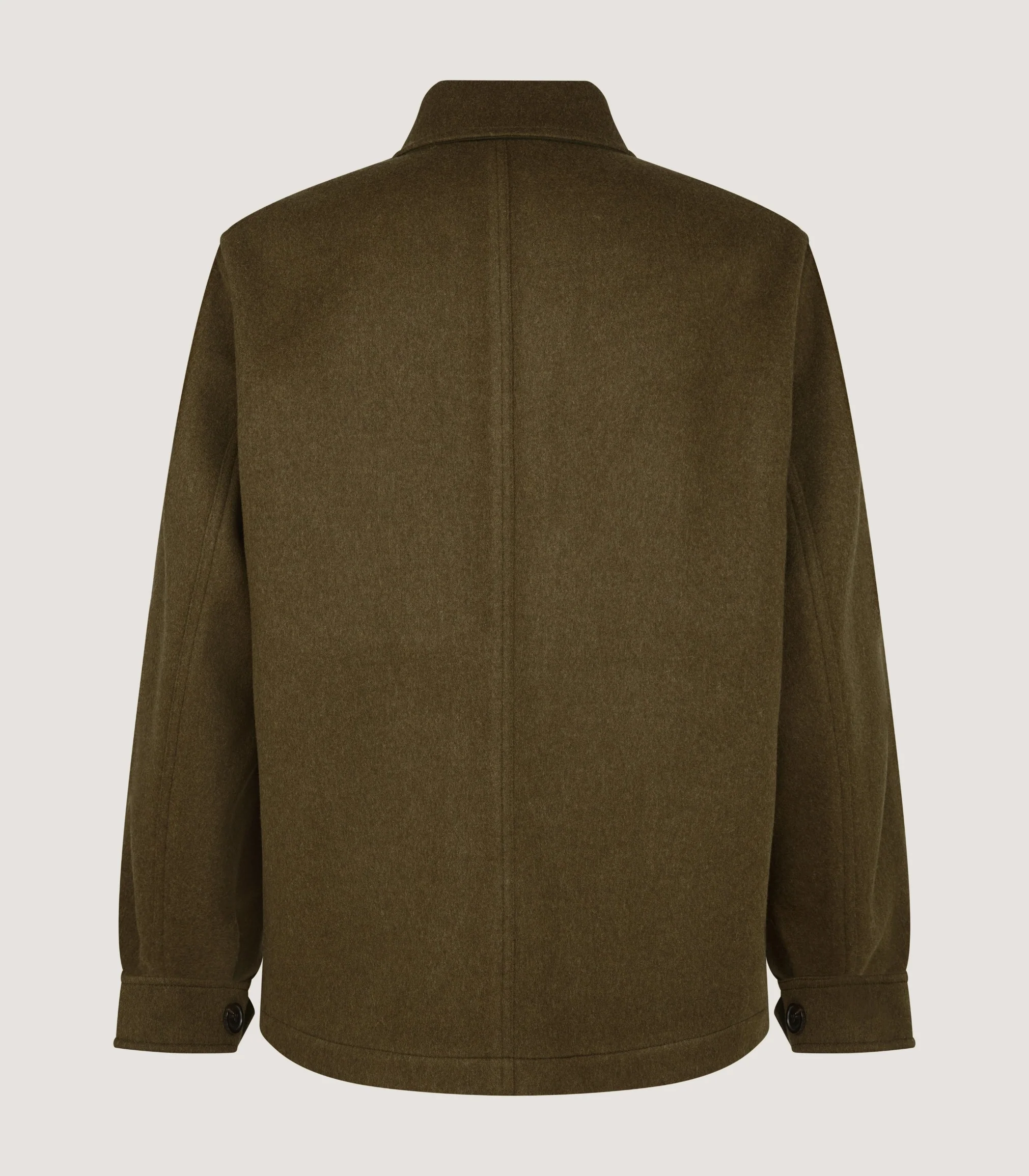 Men's Lyall Chore Jacket in Khaki Green - Image 3