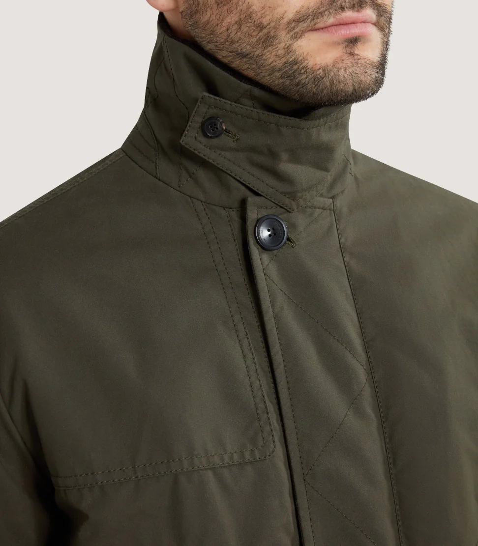 Men's Pembroke Coat in Military - Image 5