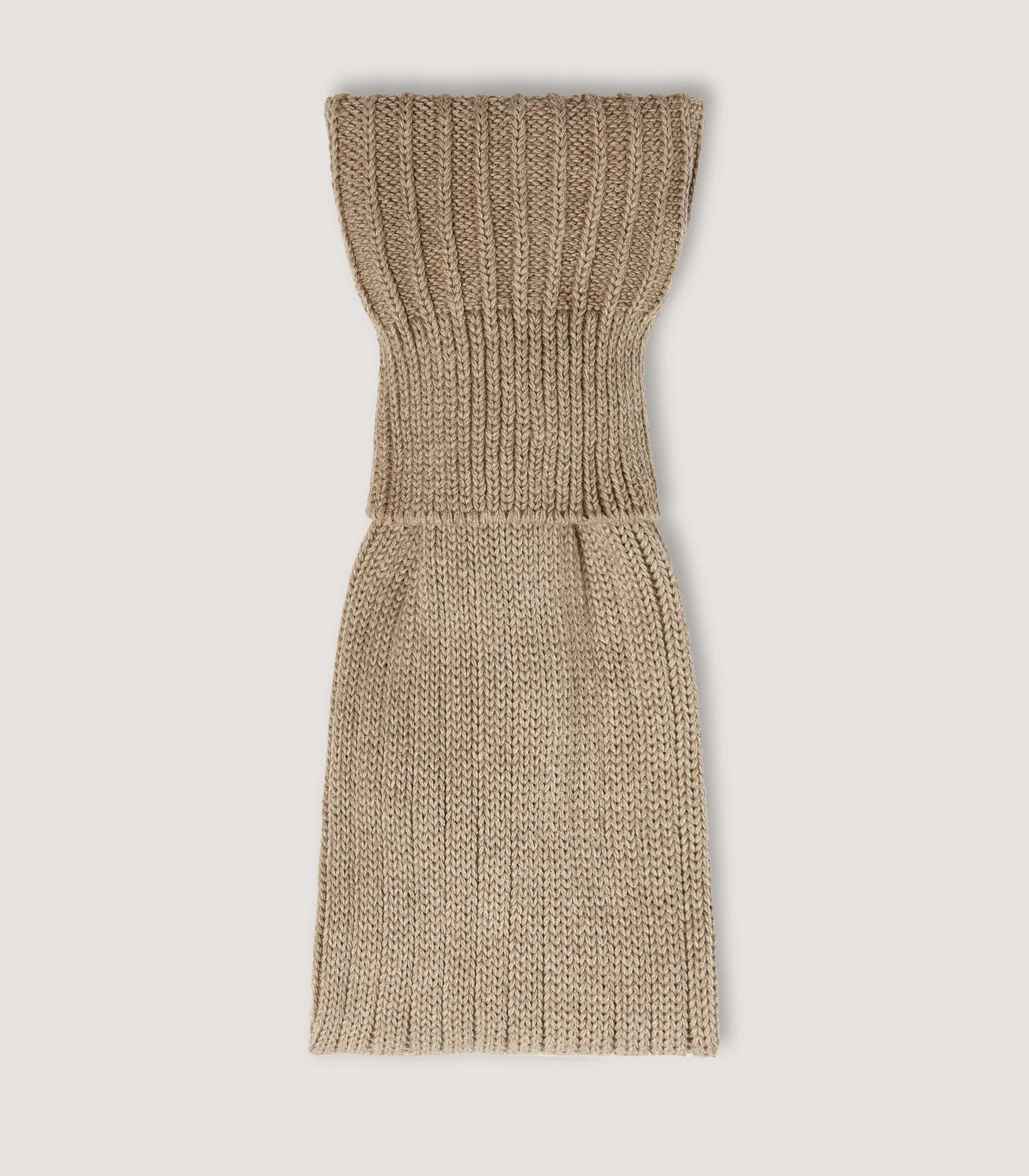 Men's Ribbed High Knee Socks In Desert