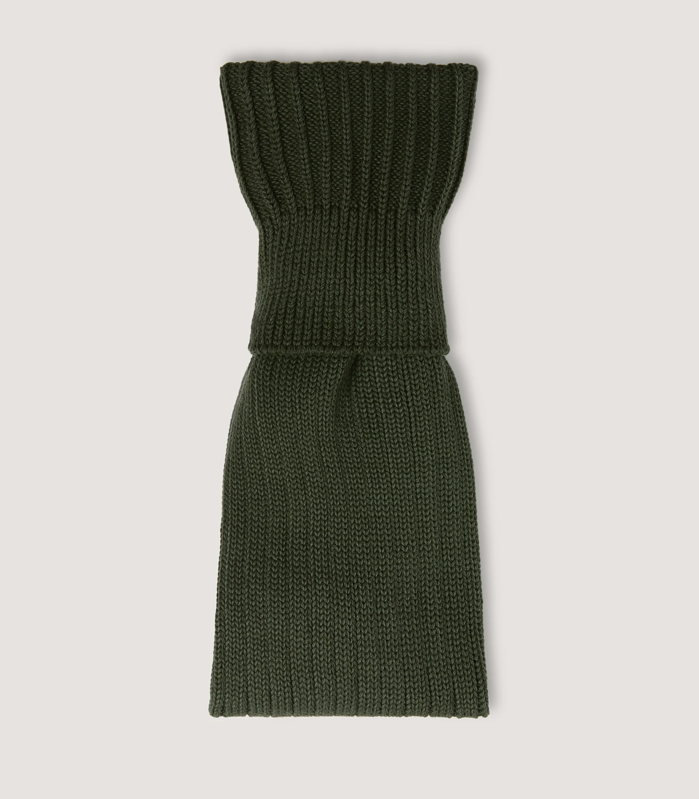 Men's Ribbed High Knee Socks In Loden