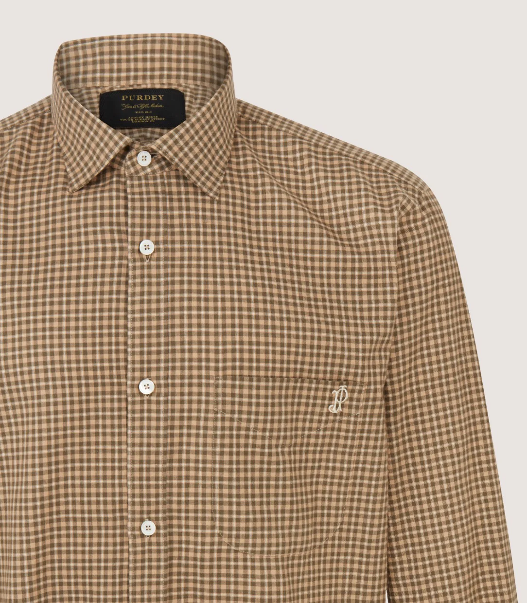 Men's Dove Shirt in Olive - Image 5