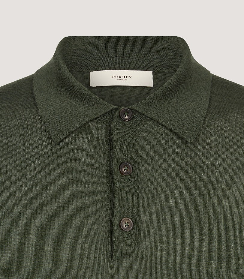 Men's Tantallon Short Sleeve Polo Shirt In Loden - Image 5