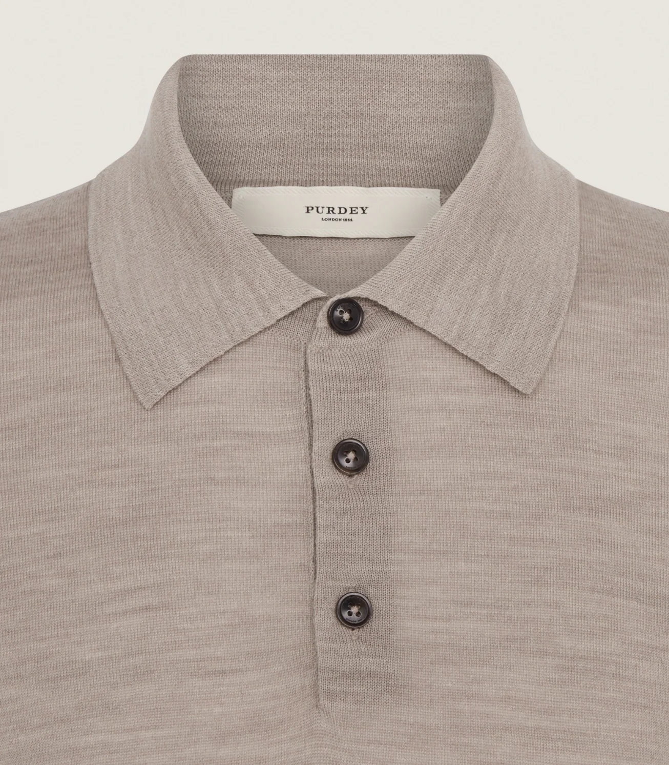 Men's Tantallon Short Sleeve Polo Shirt In Taupe - Image 5