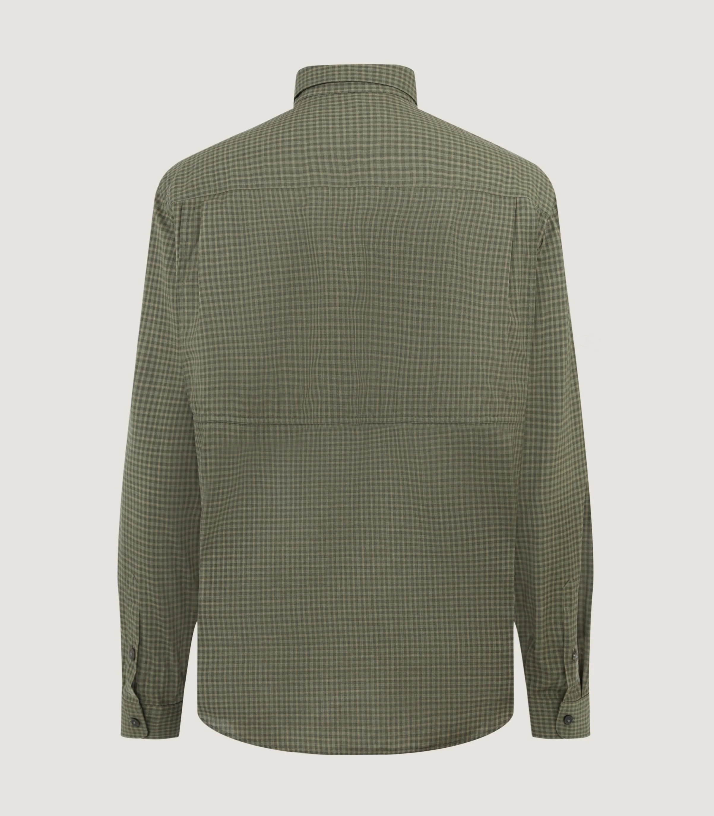 Men's Tech Merino Grouse Shirt in Loden - Image 3