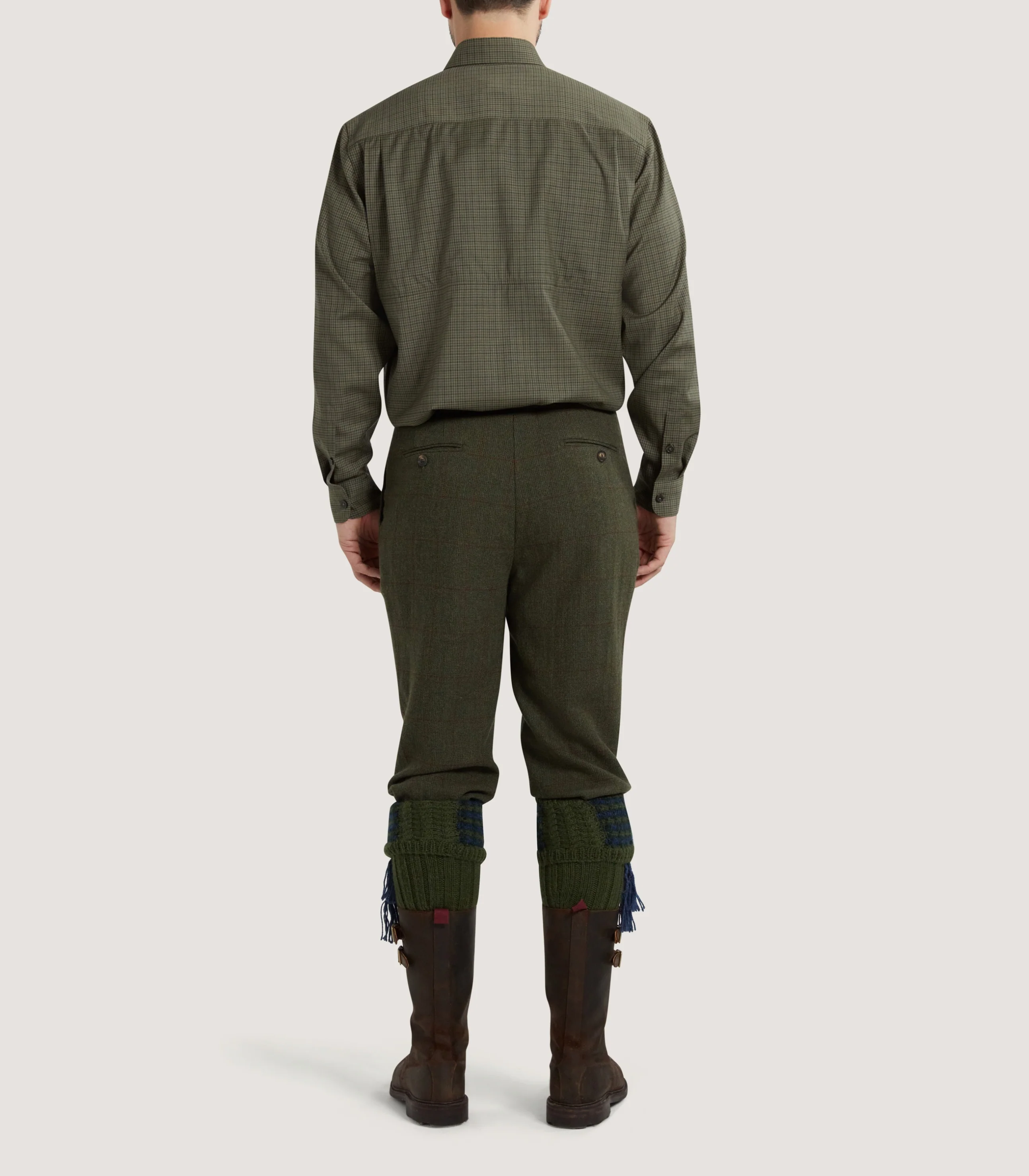 Men's Tech Merino Grouse Shirt in Loden - Image 4