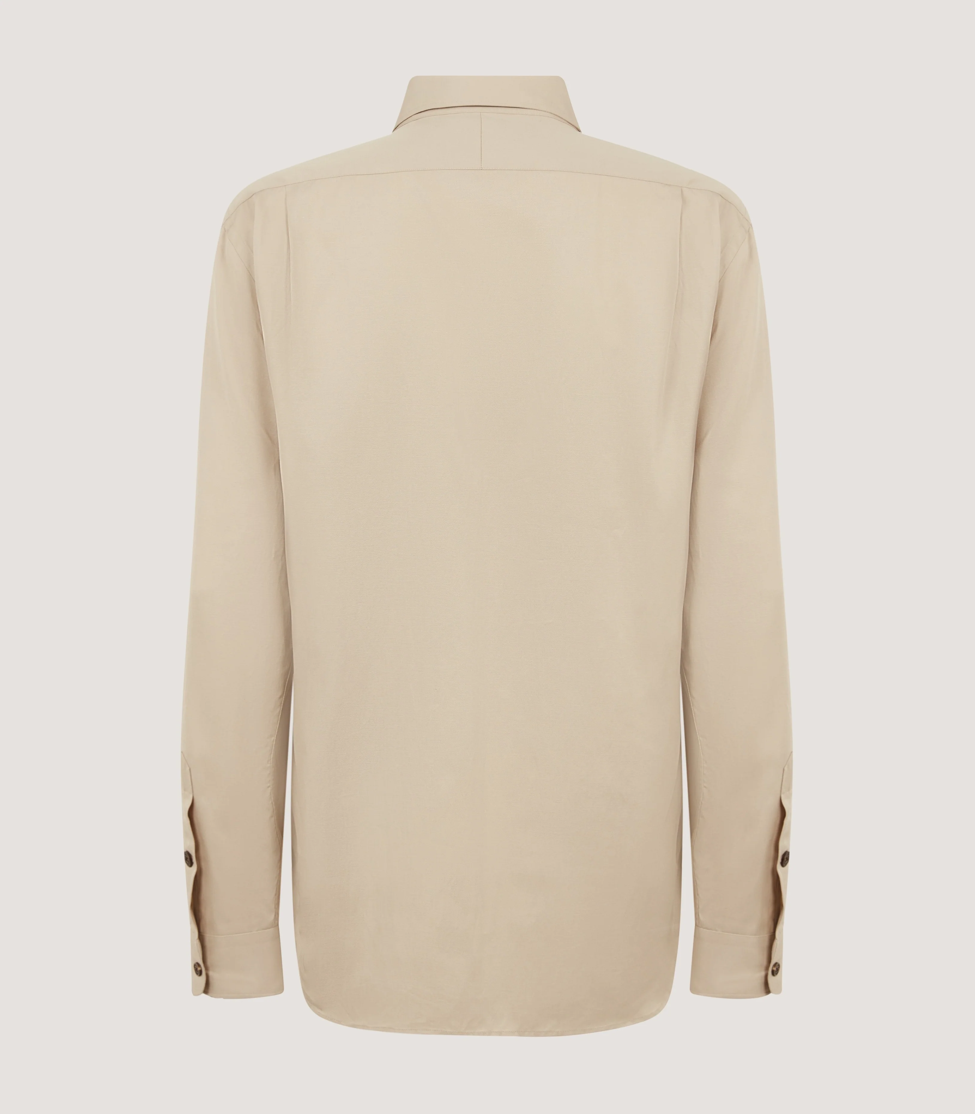 Men's Tencel Khartoum Shirt in Stone - Image 3