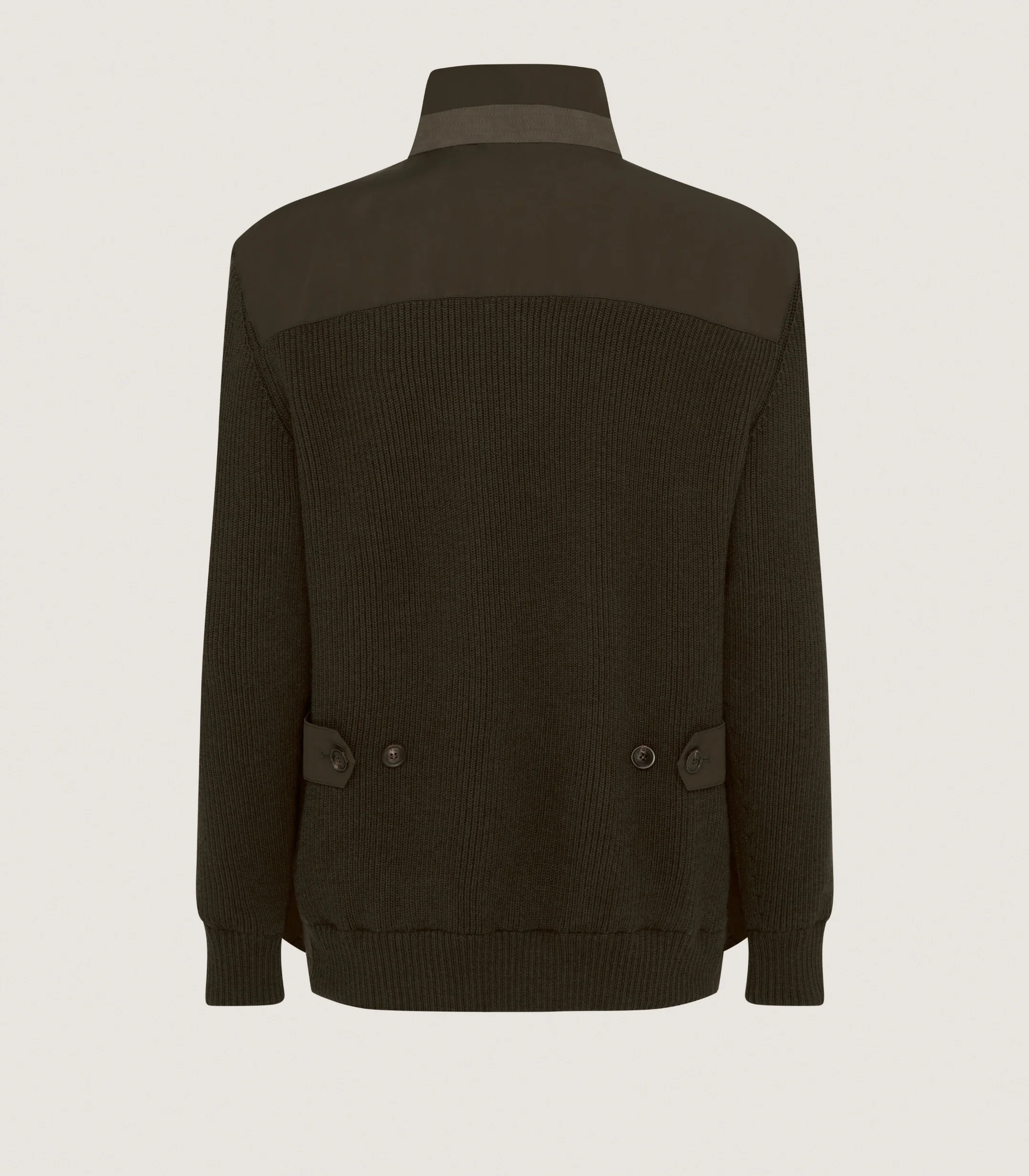Men's Thorlstone Knitted Jacket in Loden - Image 3