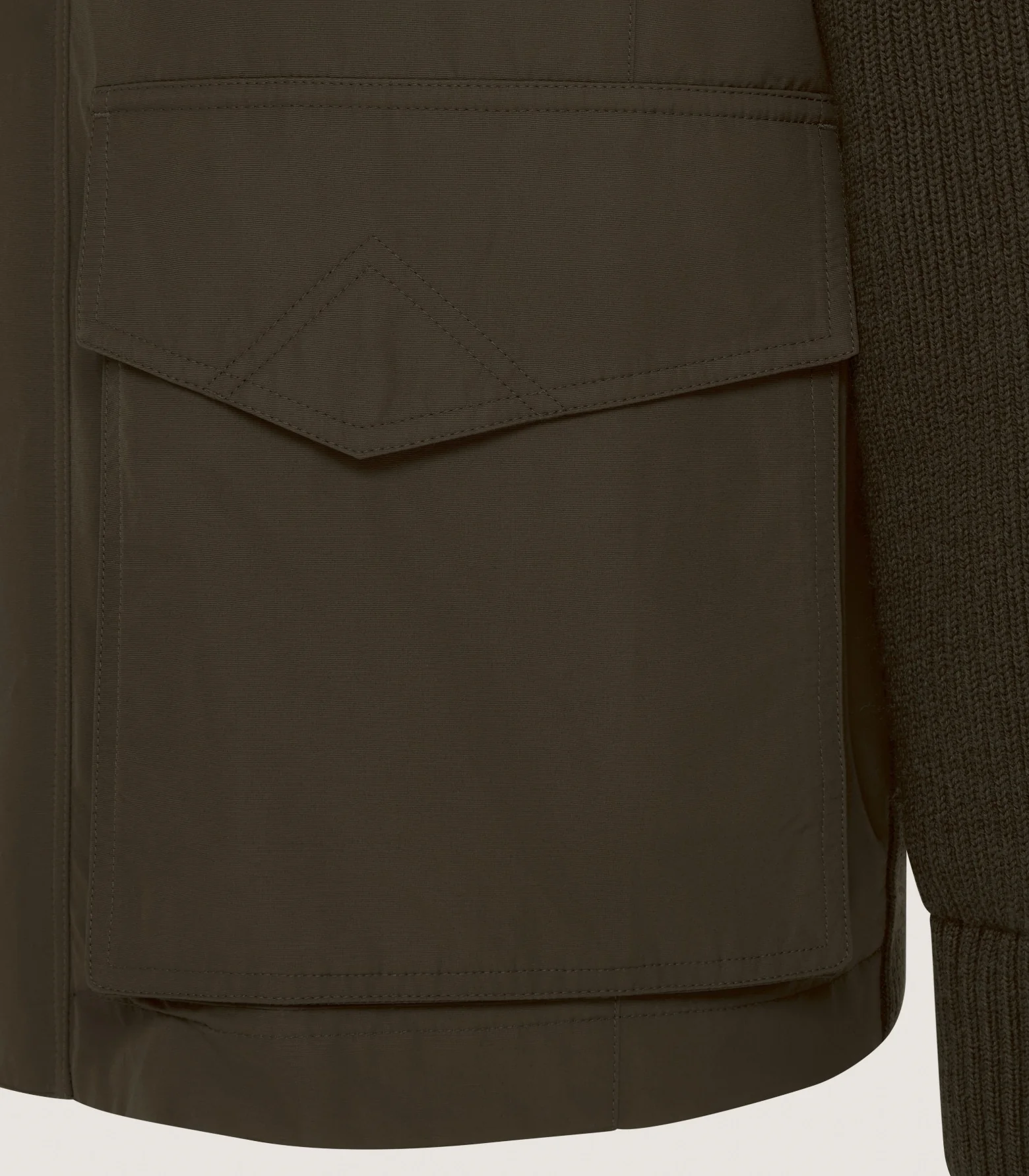 Men's Thorlstone Knitted Jacket in Loden - Image 5