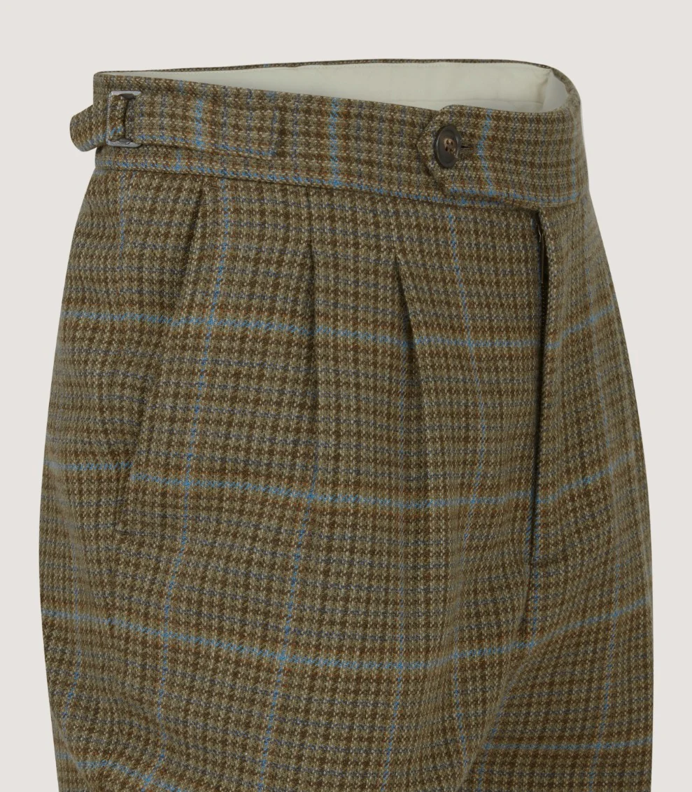 Men's Tom Purdey Tweed Shooting Two Pleat Breek With Storm Cuff - Image 5