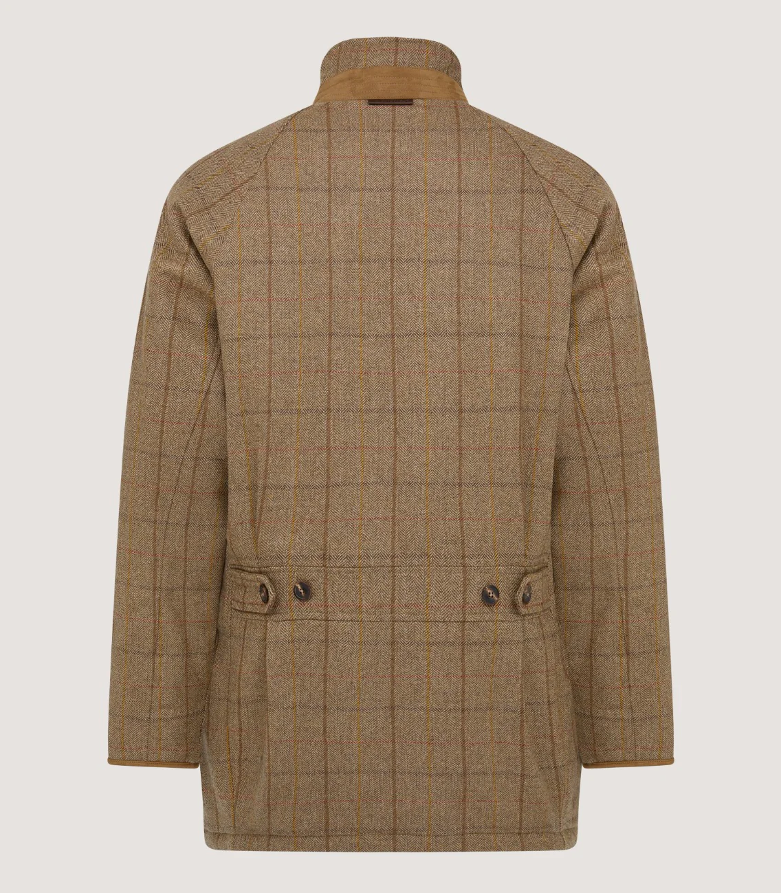 Men's Tweed Raglan Field Coat in Morar - Image 3