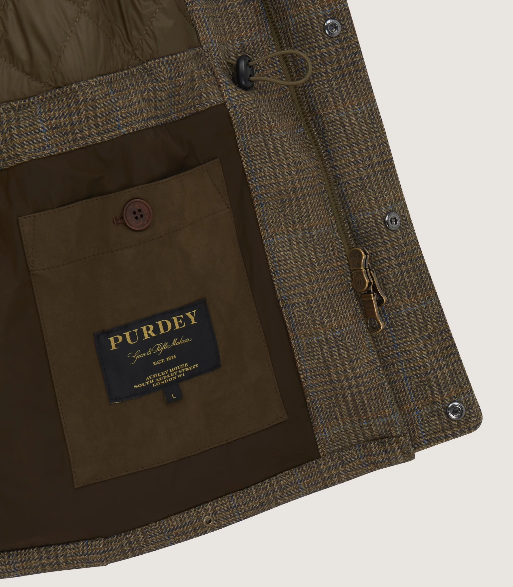 Men's Tweed Raglan Field Coat in Morlich - Image 5