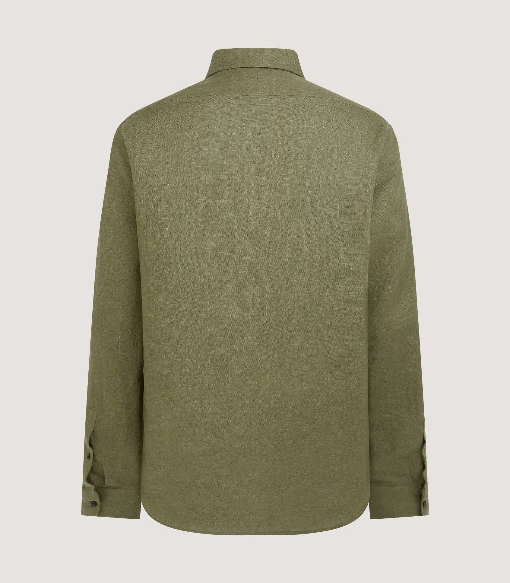 Men's Utility Pocket Shirt in Khaki Green - Image 3