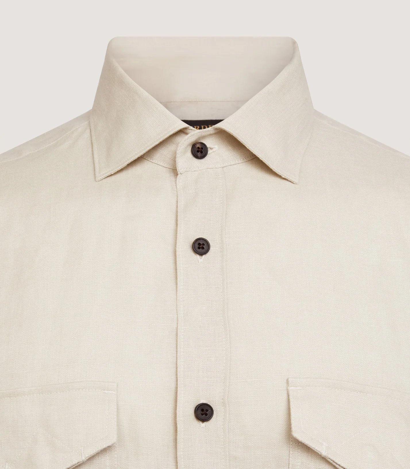 Men's Utility Pocket Shirt in Sand - Image 5