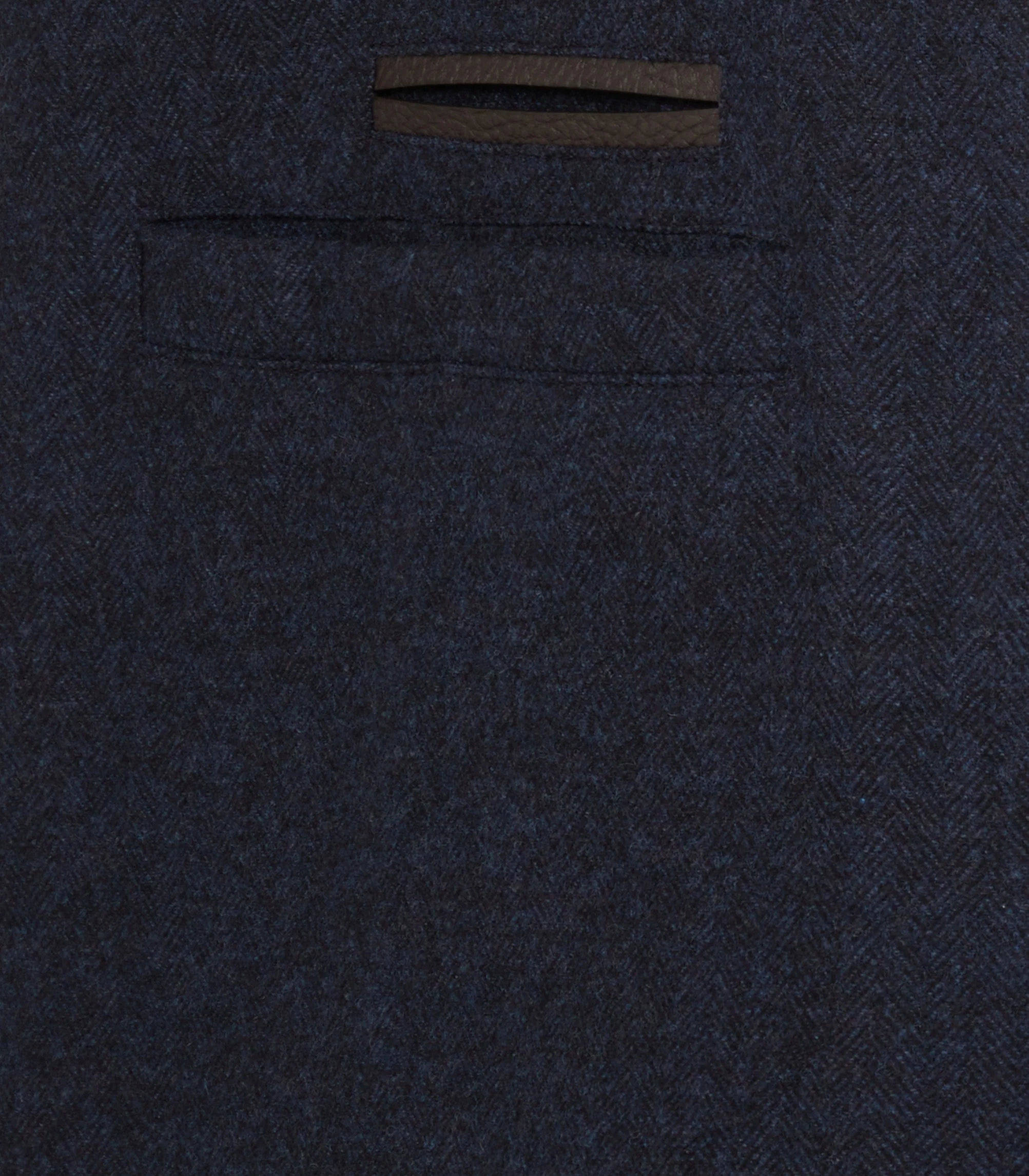 Men's Warwick Stand Collar Gilet in Midnight Navy - Image 5