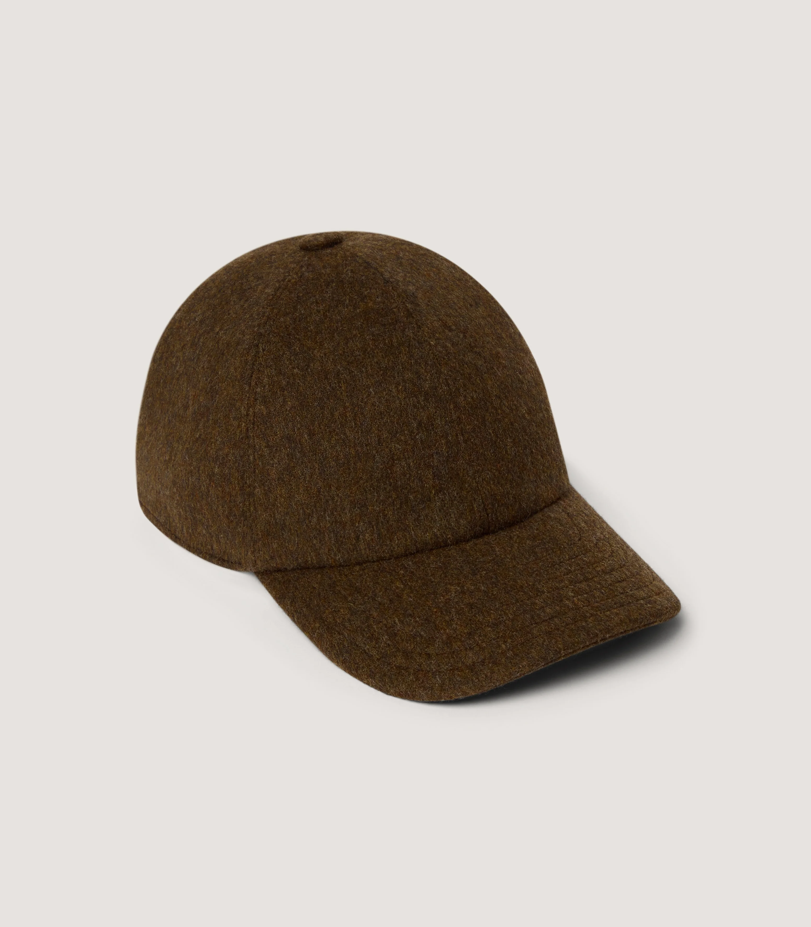 Merino Baseball Cap in Bracken