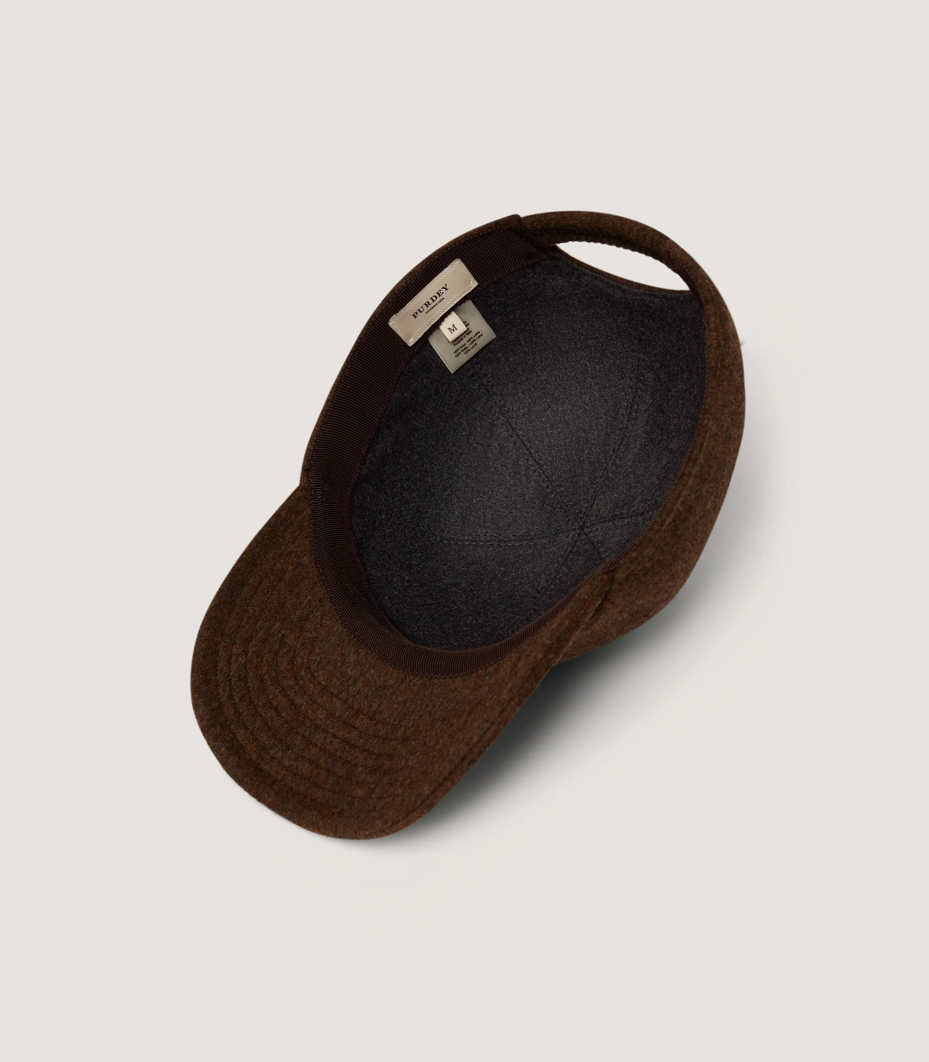 Merino Baseball Cap in Bracken - Image 3