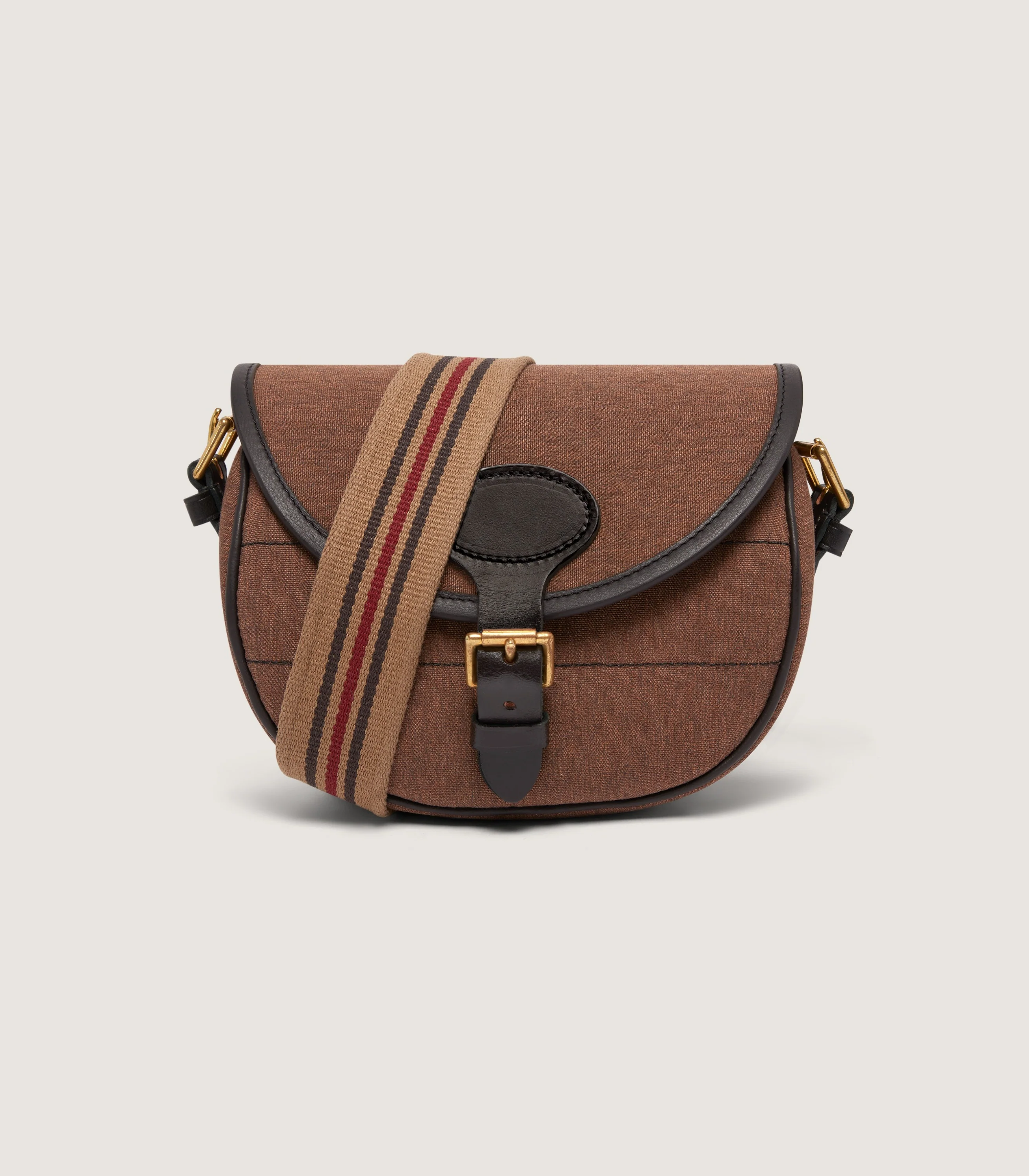 Nettle Canvas Cartridge Bag In Walnut - Image 2