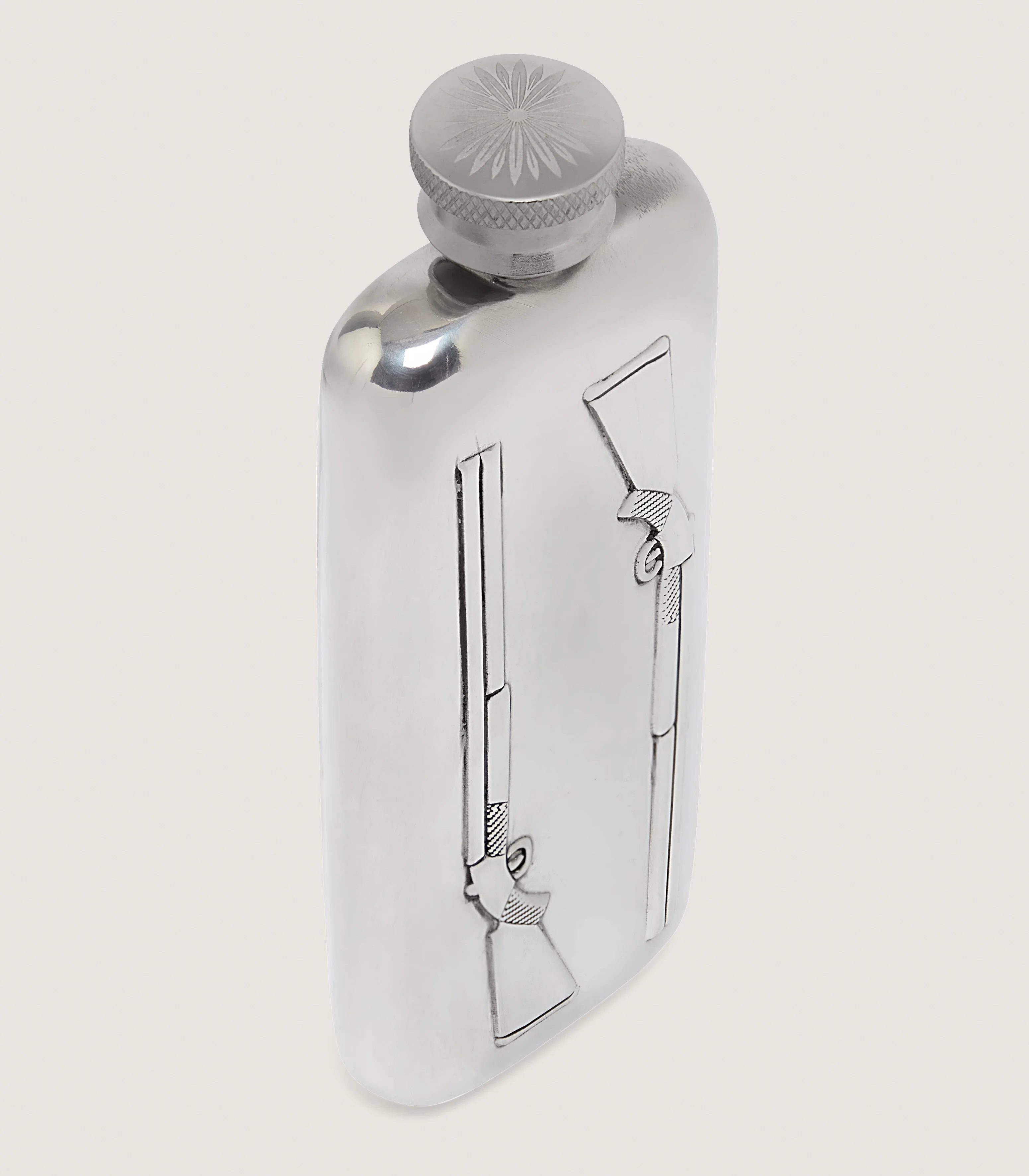 Pewter Boot Flask In Pewter - Image 7