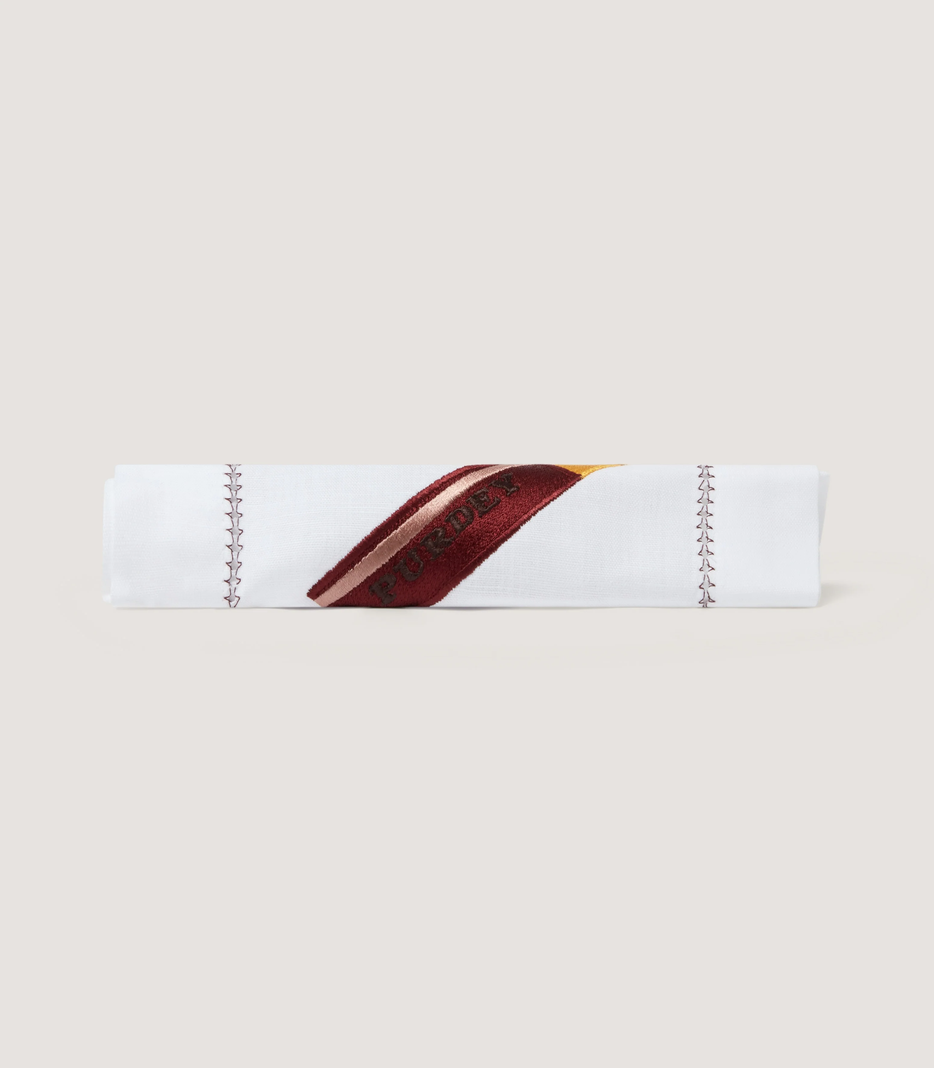 Purdey Cartridge Napkin In Audley Red - Image 3