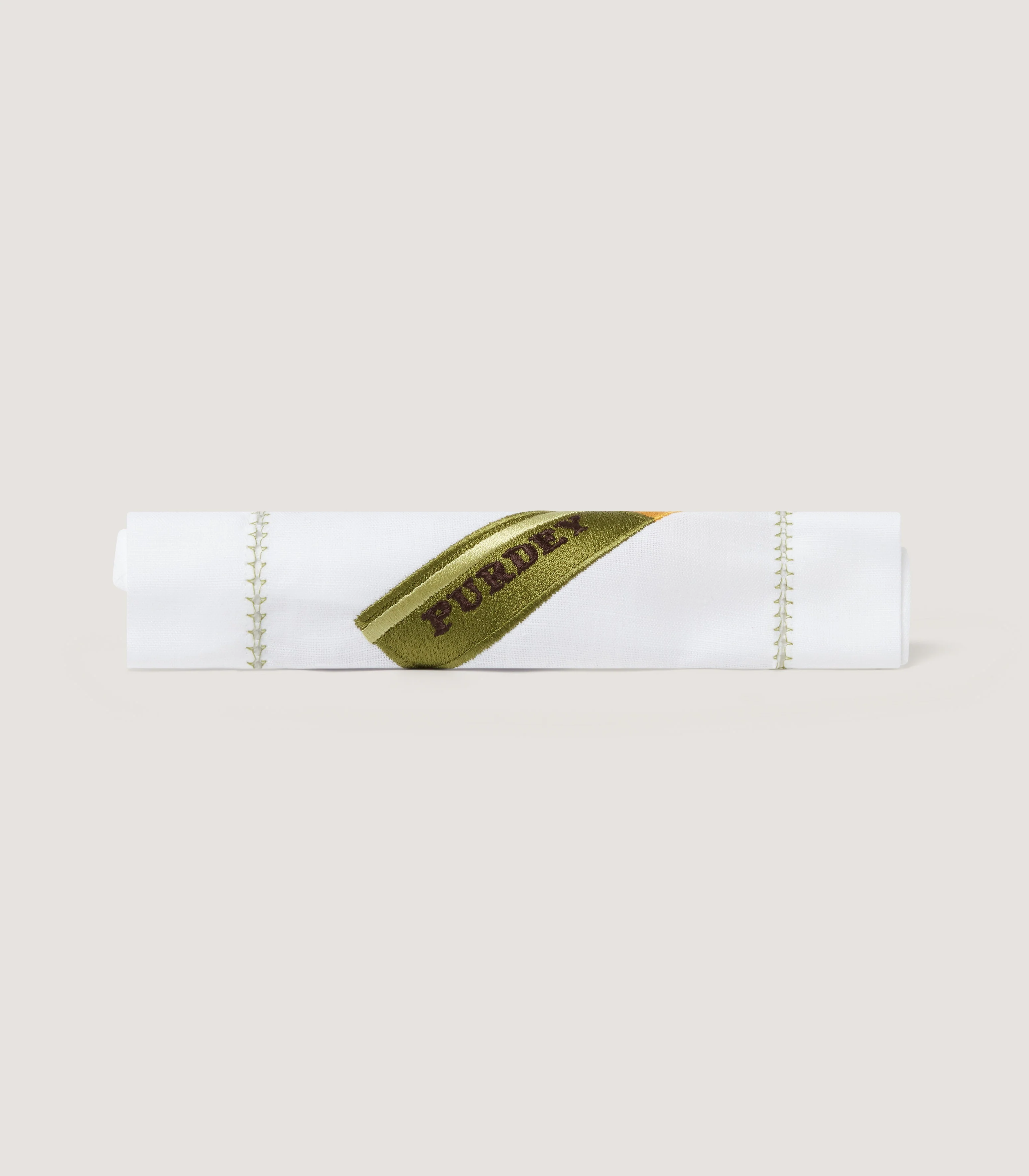 Purdey Cartridge Napkin In Moss - Image 3