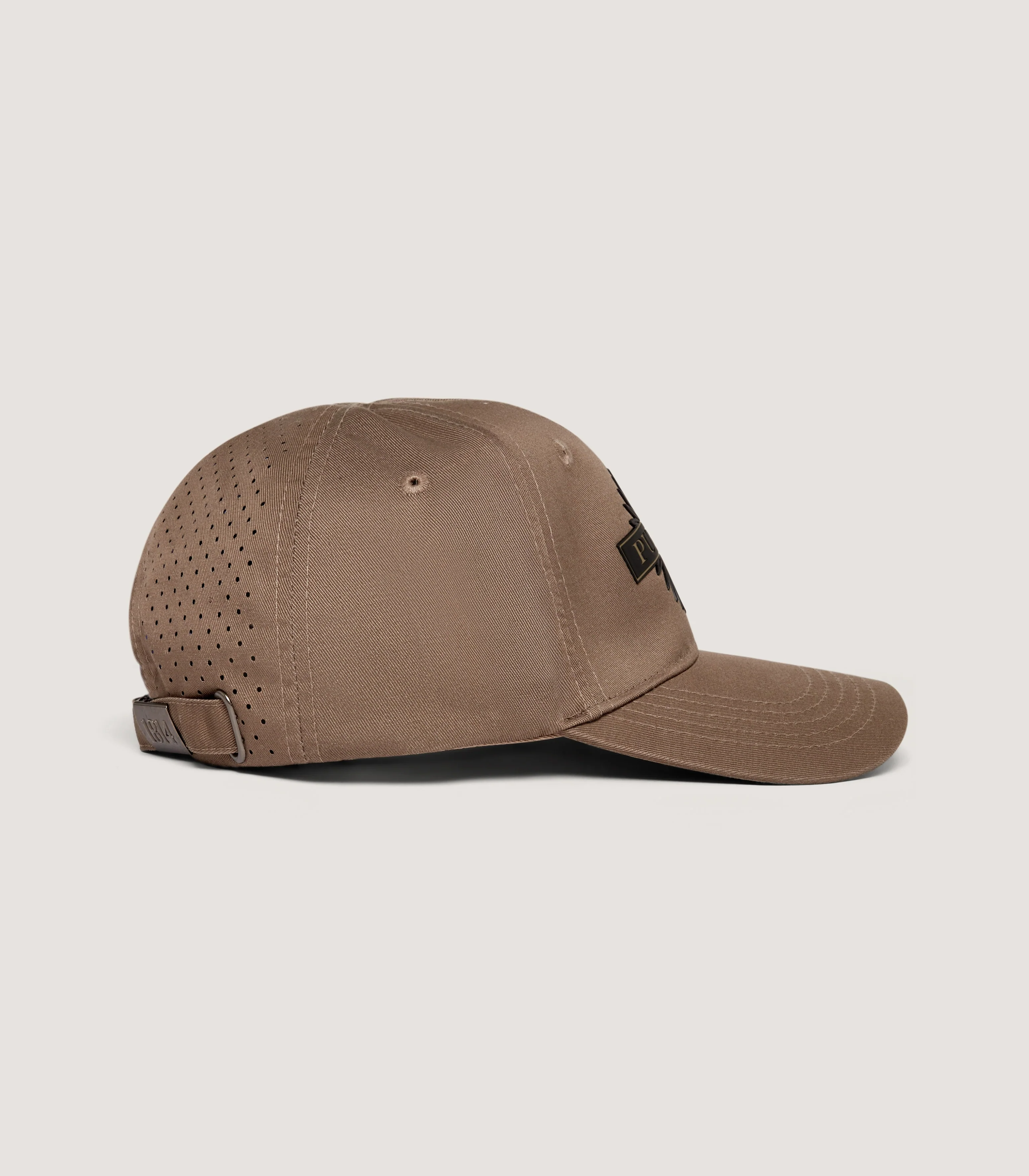Technical Cotton Starburst Baseball Cap In Drab - Image 2