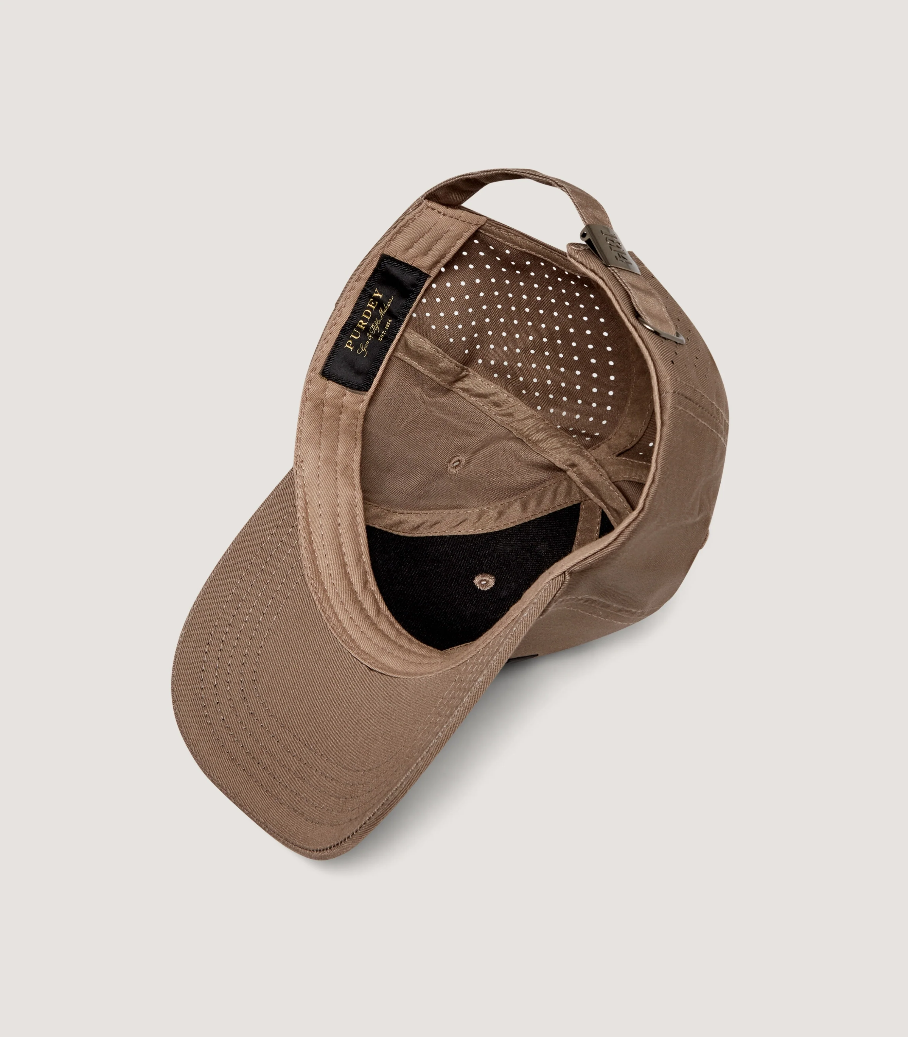 Technical Cotton Starburst Baseball Cap In Drab - Image 3