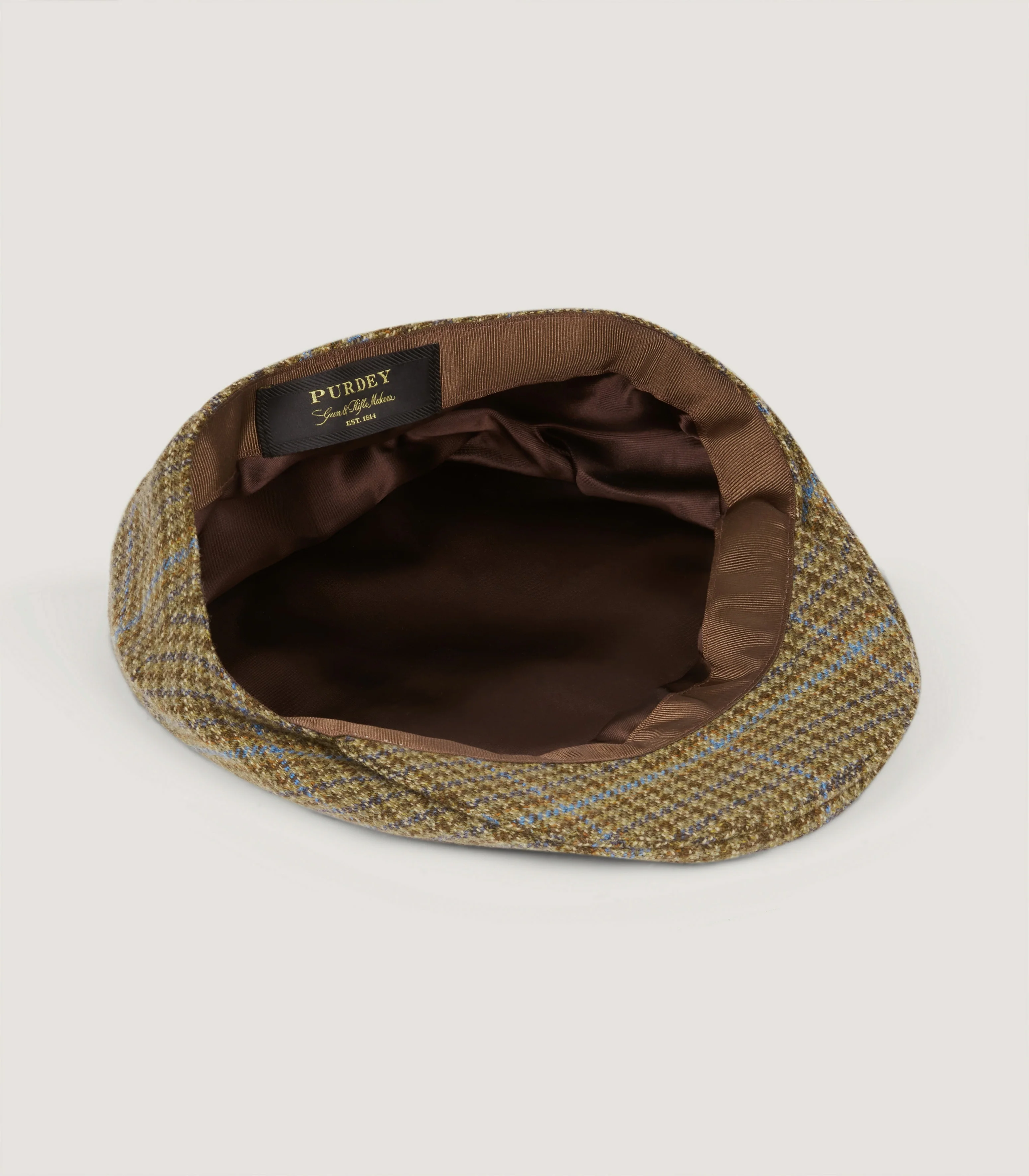 Tom Purdey Litton Short Peak Tweed Cap - Image 3