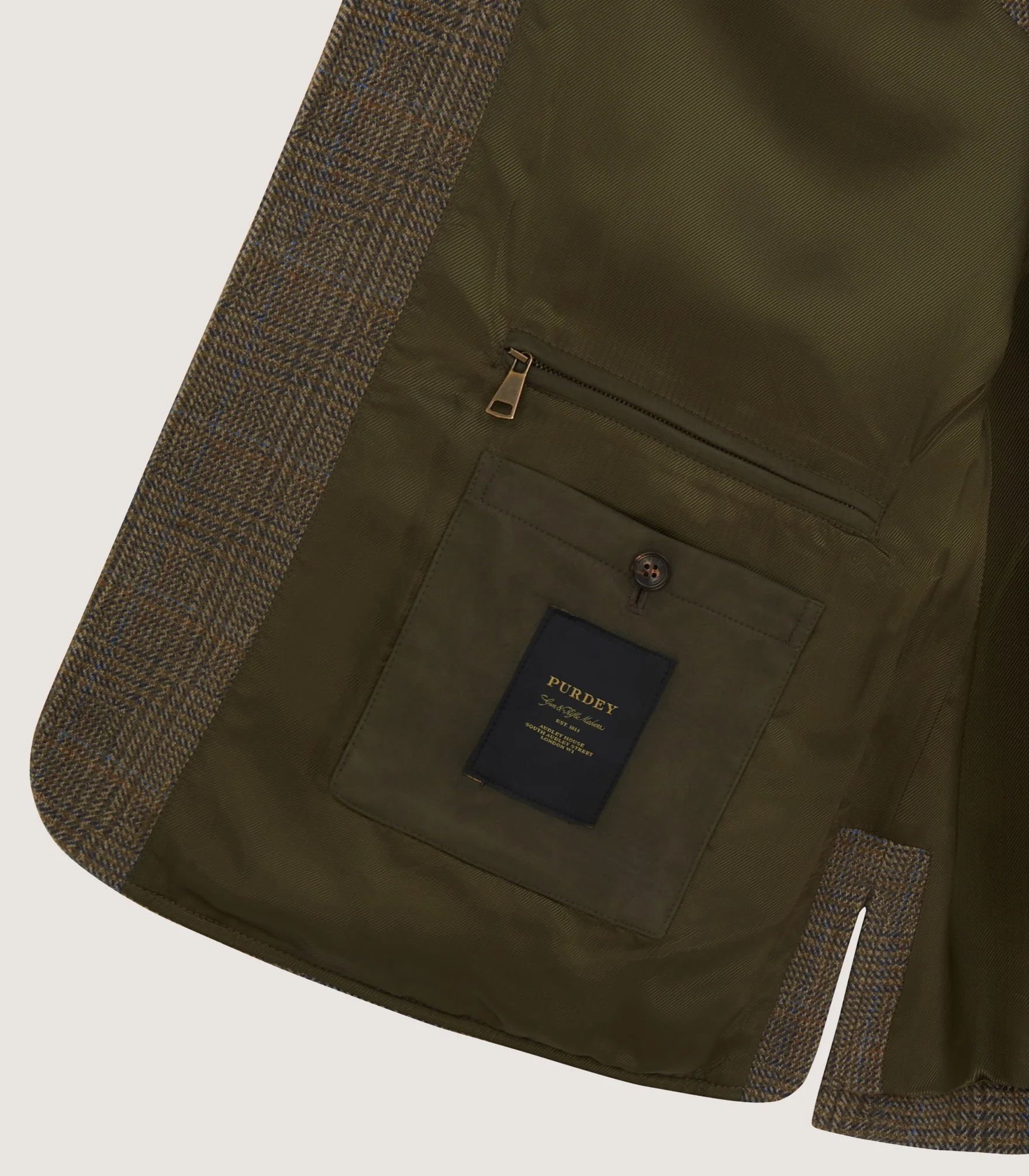 Men's Tweed Sporting Vest In Morlich - Image 5