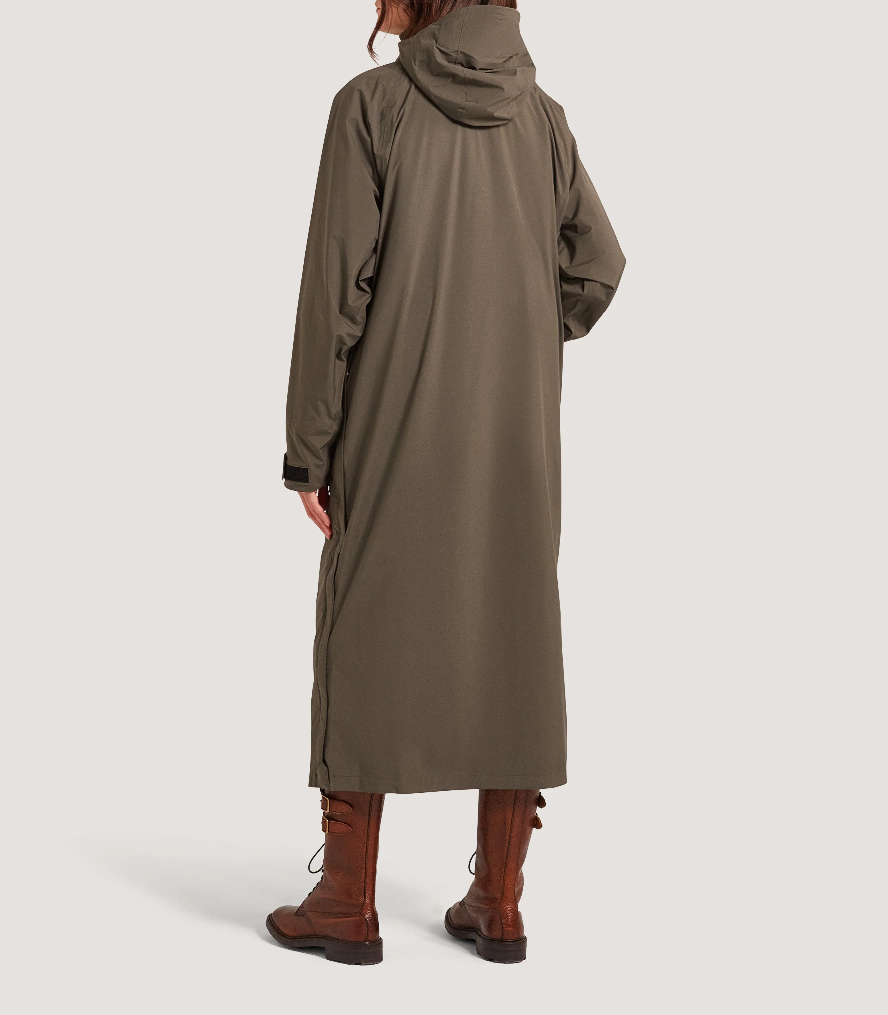 Stafford Lightweight Packable Cape in Drab - Image 6