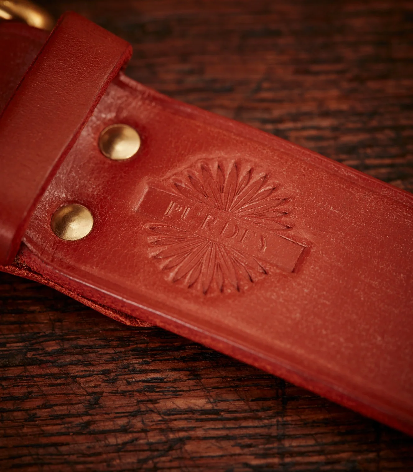 Unlined Bridle Leather Belt In London Tan - Image 4