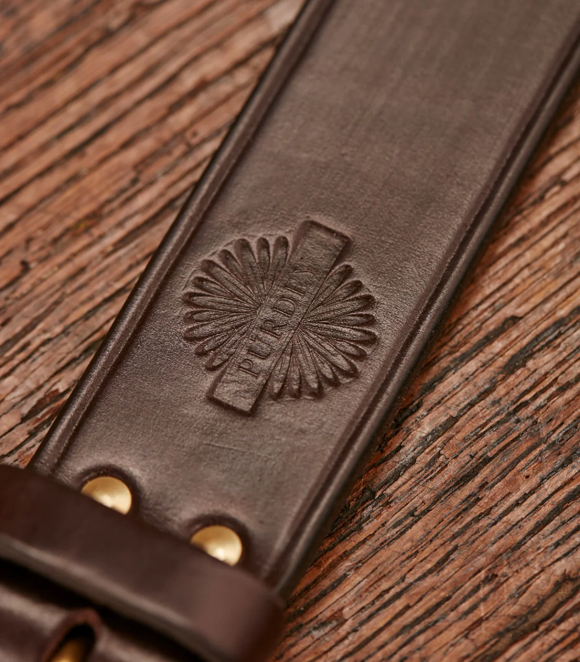 Unlined Bridle Leather Belt In Purdey Havana - Image 4