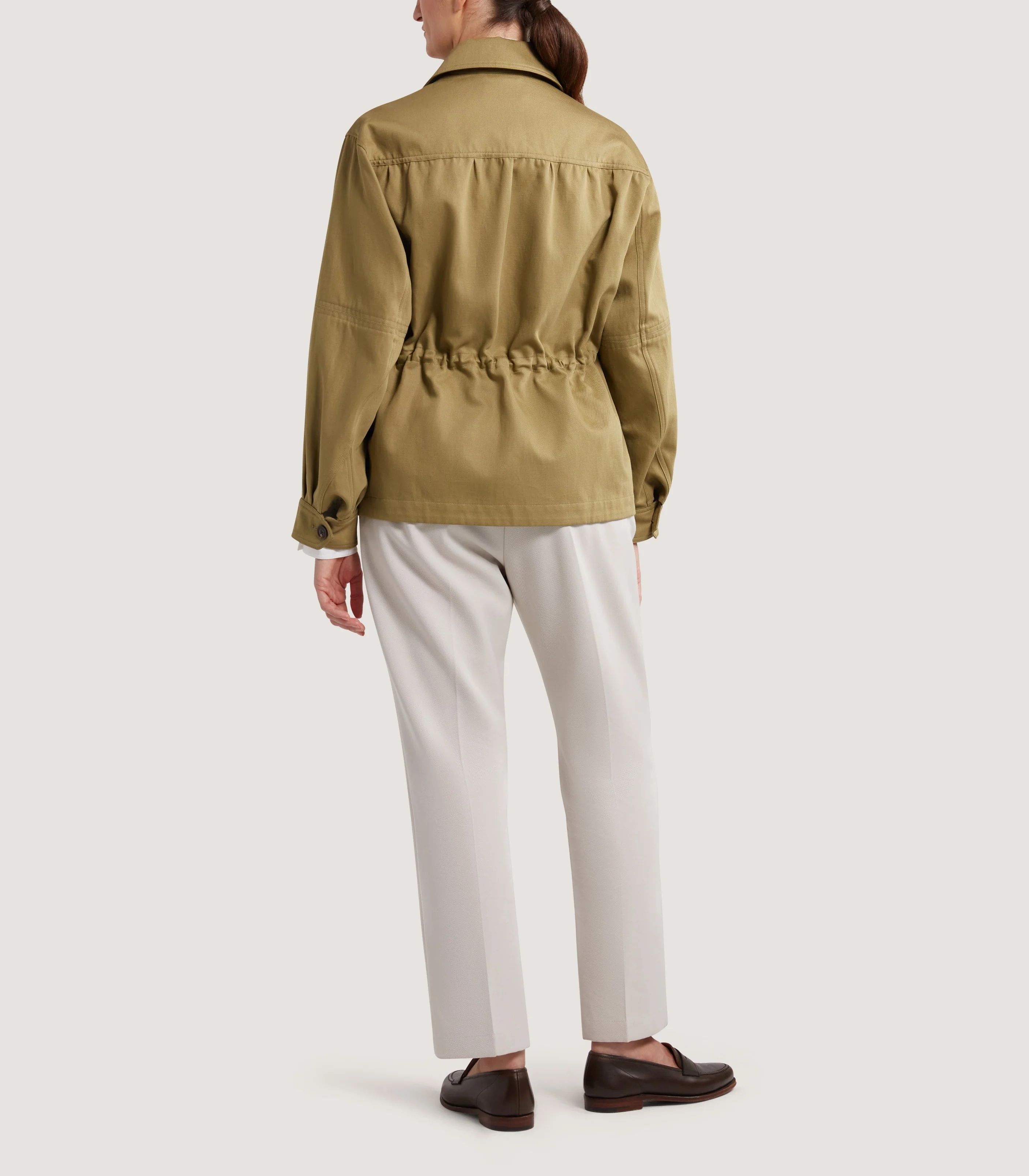Women's Alnwick Jacket in Khaki - Image 4