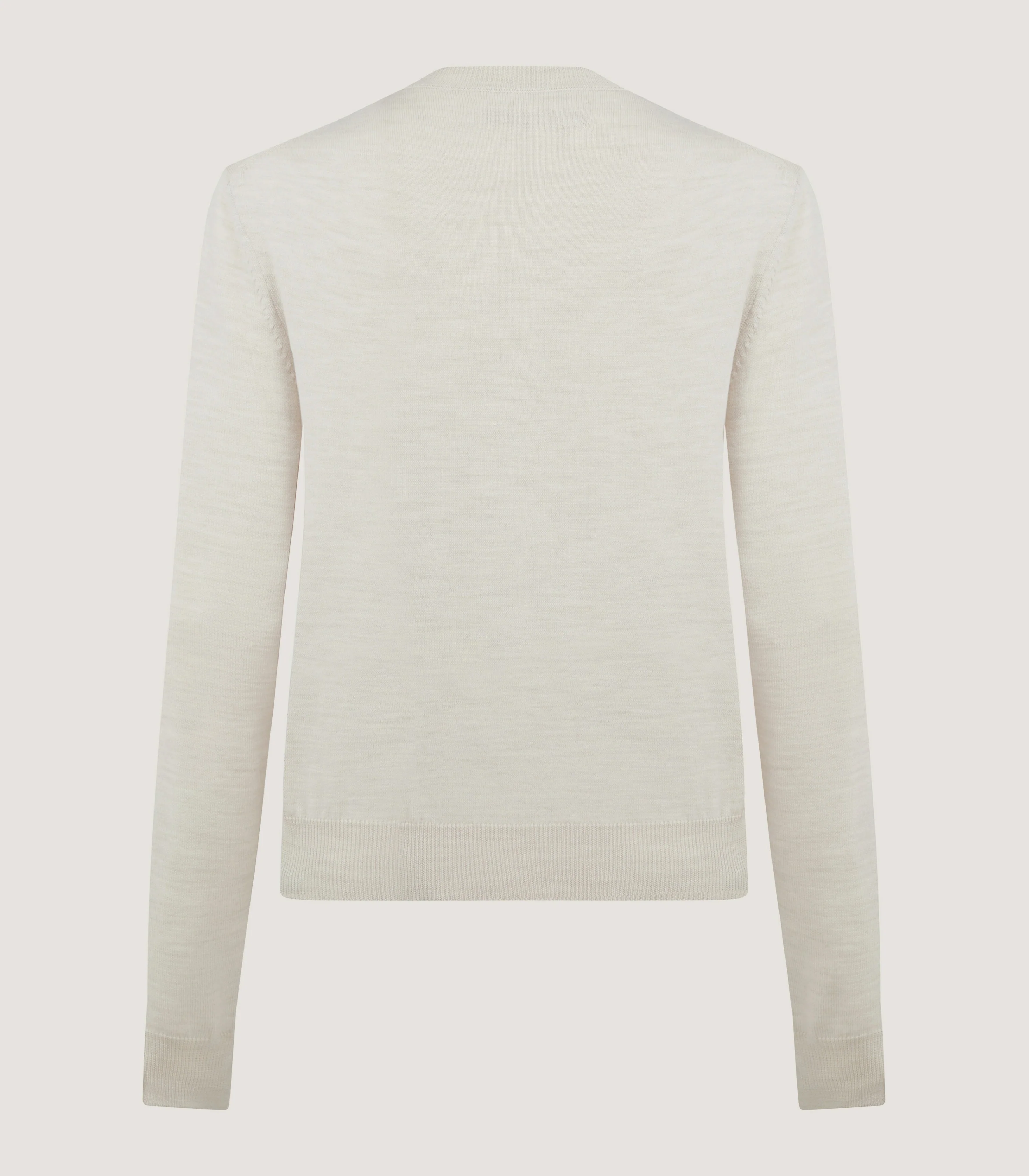 Women's Curzon Birds Round Neck Sweater in Ivory - Image 3