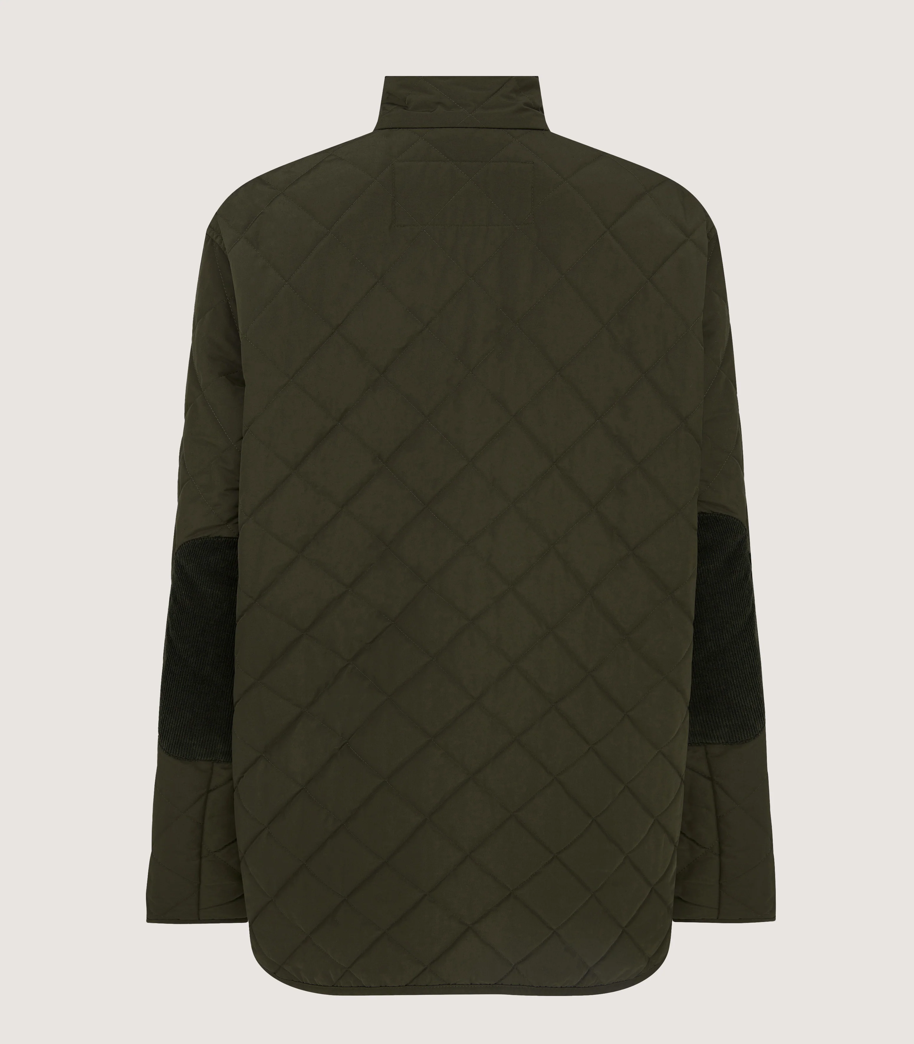 Women's Dark Olive Quilted Purdey Jacket - Image 3
