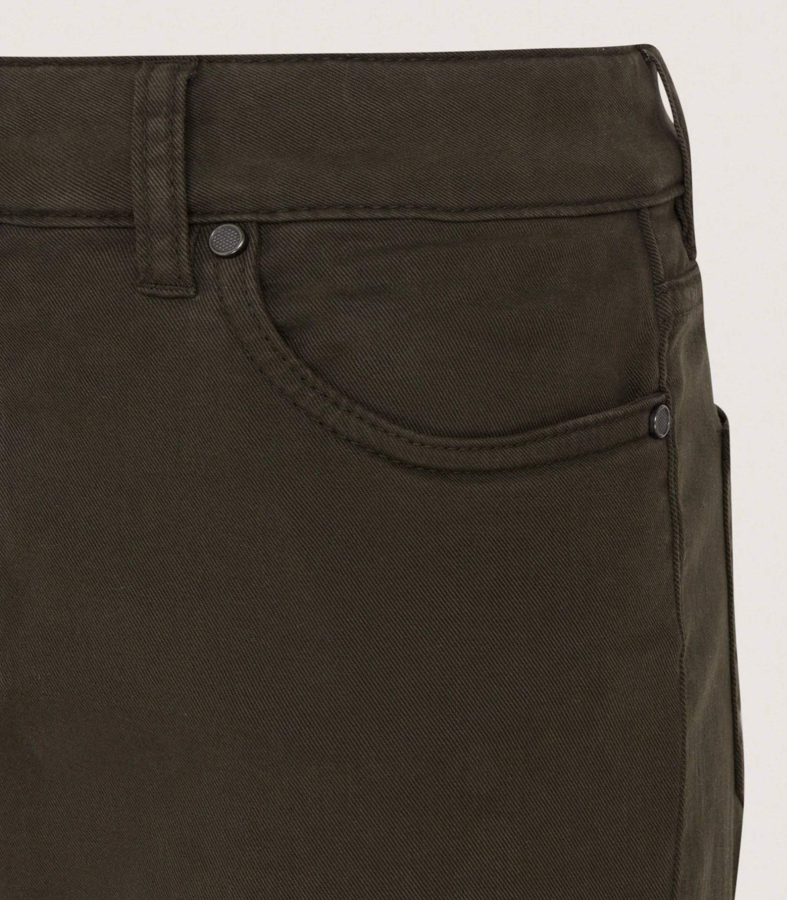 Women's Five Pocket Trouser in Loden - Image 5