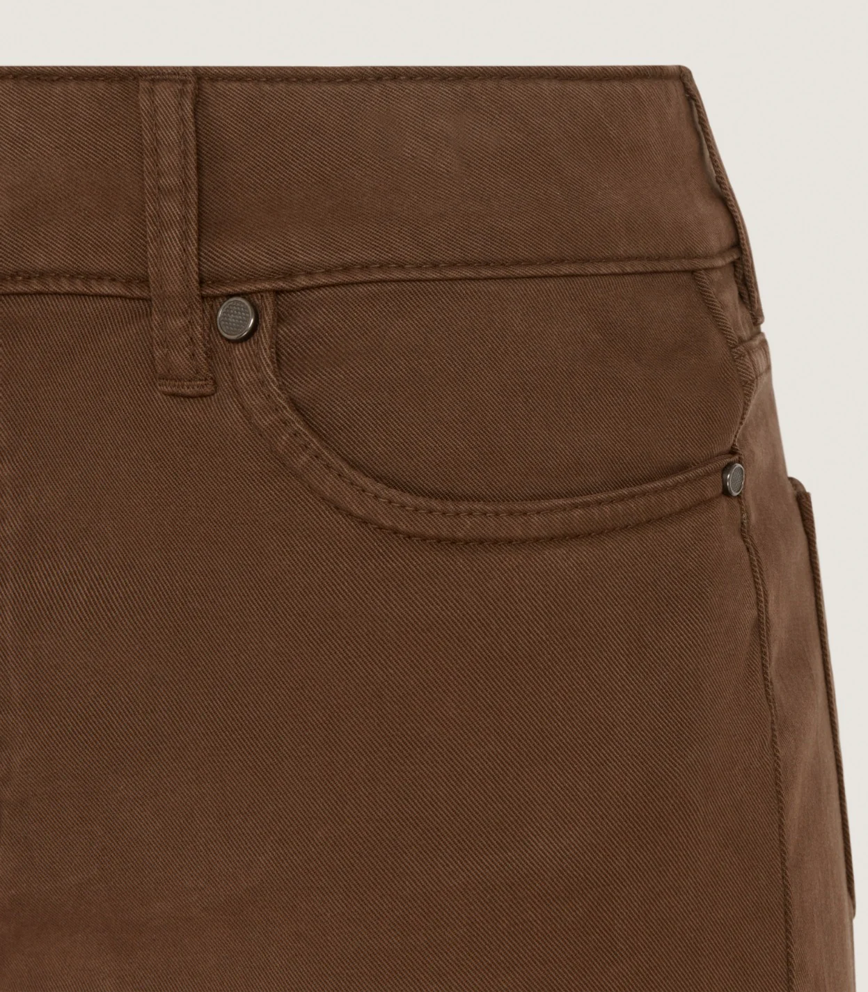Women's Five Pocket Trouser in Walnut - Image 5