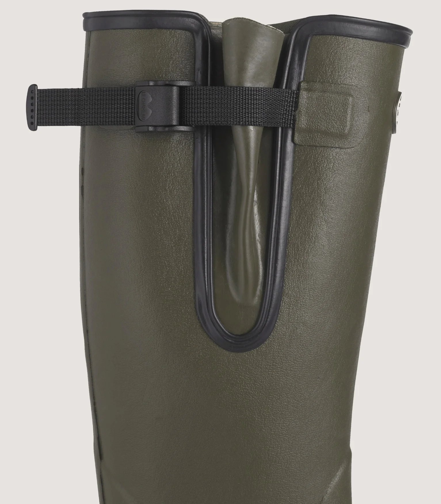 Women's Le Chameau Vierzon Jersey Boot In Forest Green - Image 3