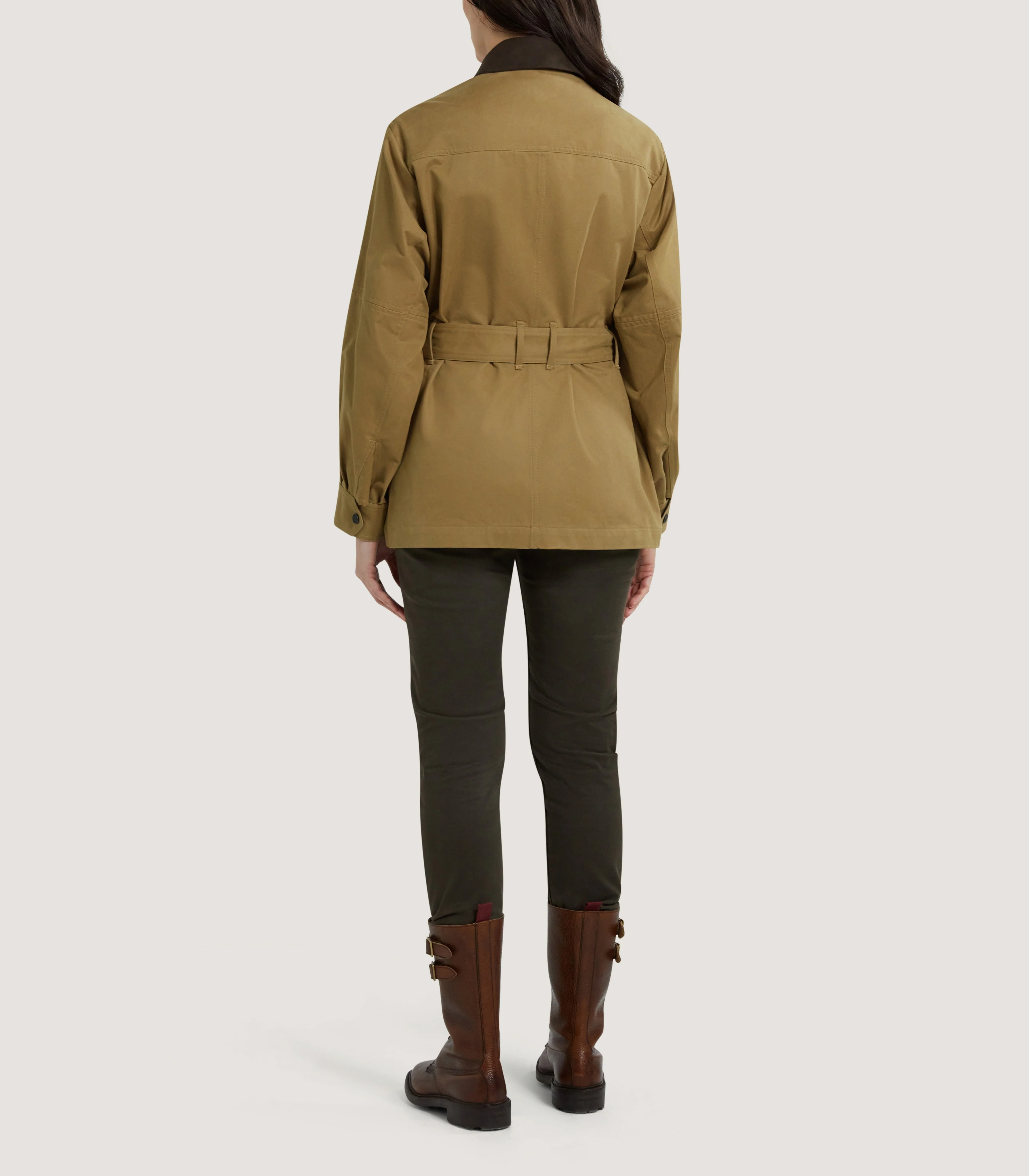 Women's Lexham Jacket in Khaki - Image 4