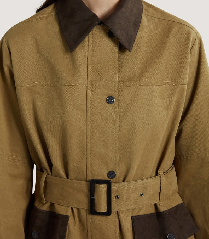 Women's Lexham Jacket in Khaki - Image 5