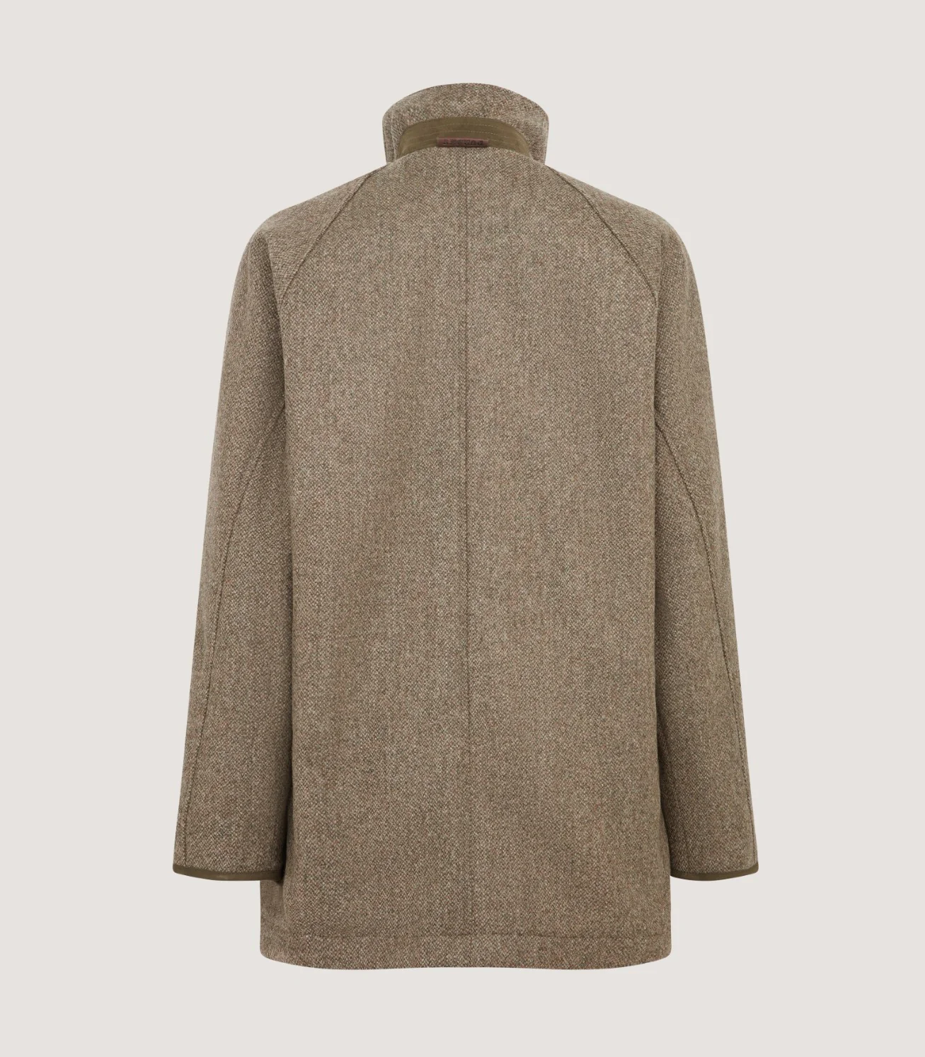 Women's Lightweight Tweed Field Coat in Acorn - Image 3