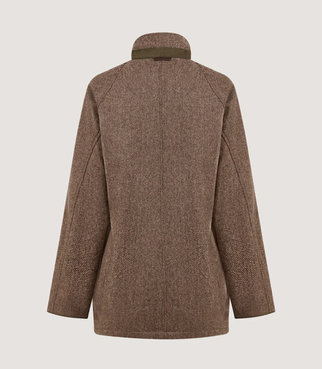 Women's Lightweight Tweed Field Coat in Heather - Image 3