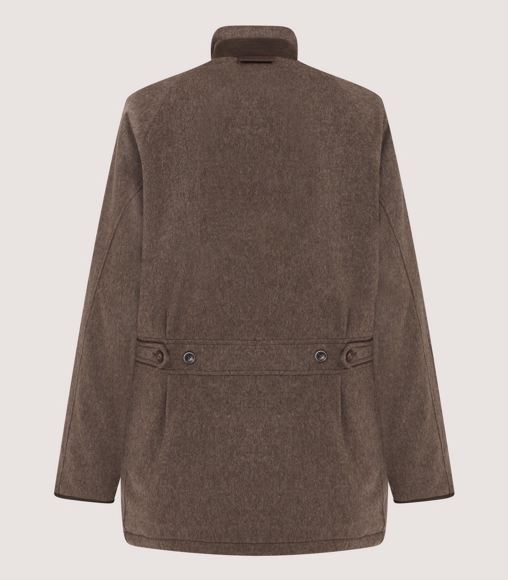 Women's Raglan Field Coat in Taupe - Image 3