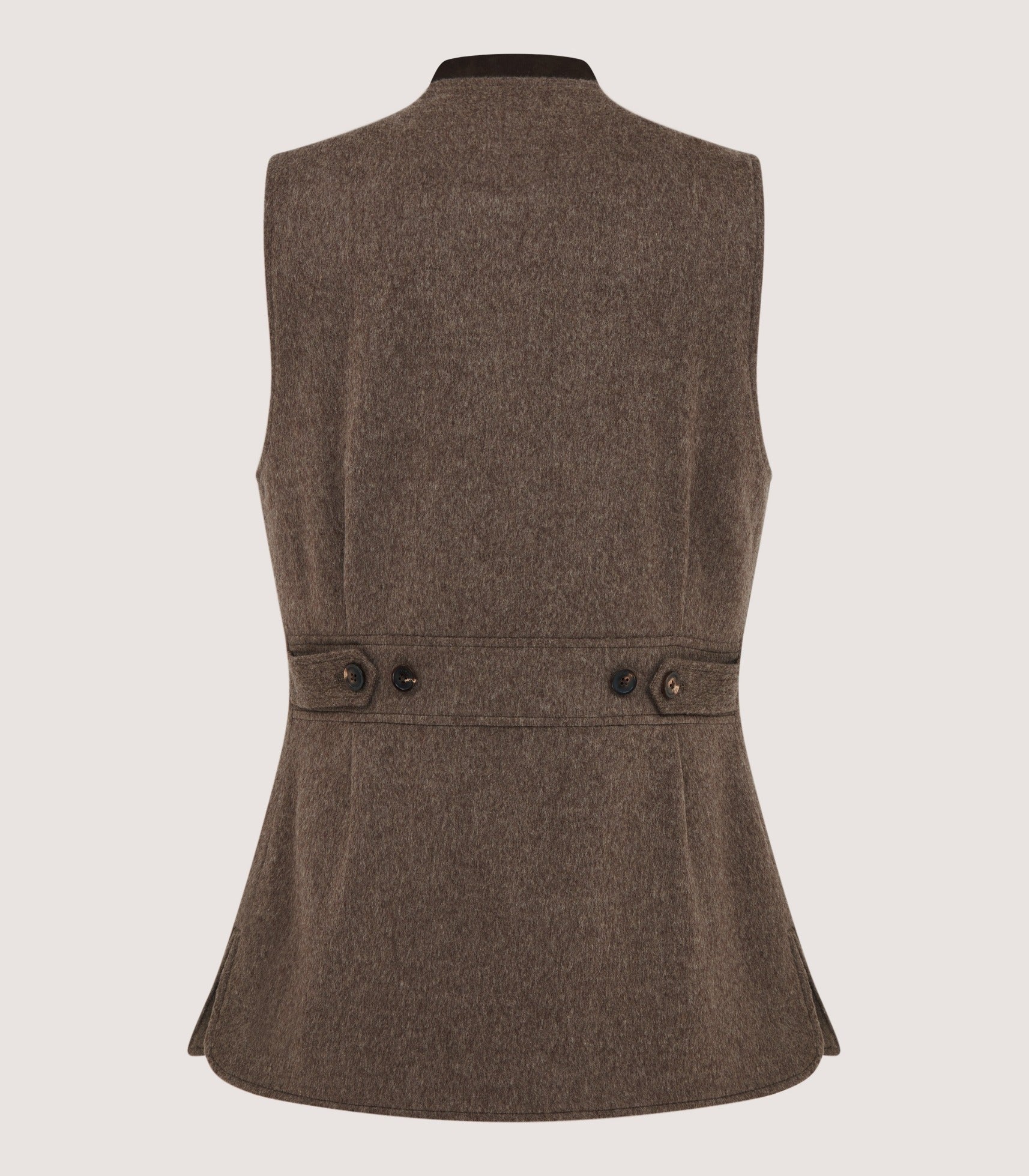 Women's Shooting Vest in Taupe - Image 3