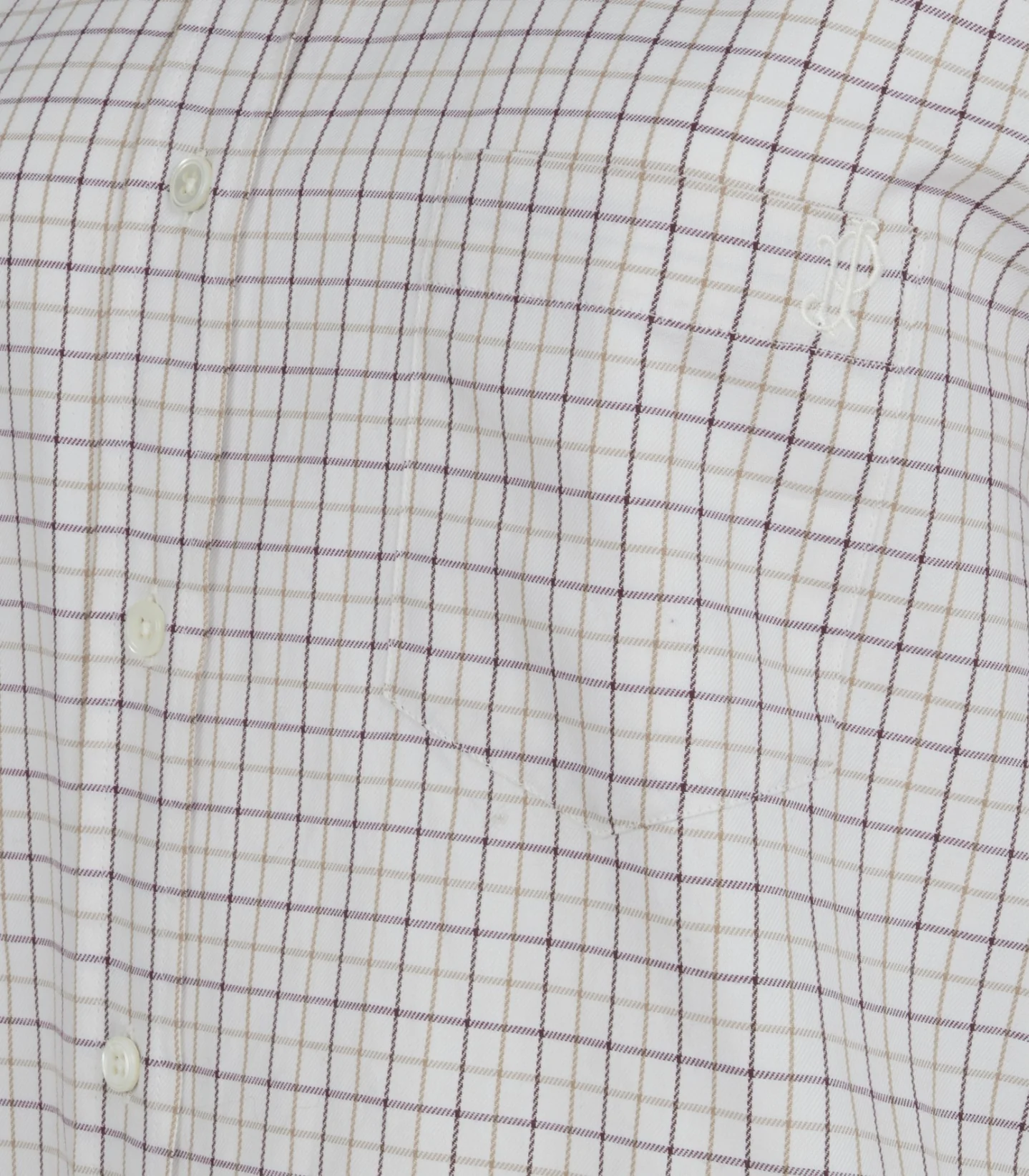 Women's Tattersall Shooting Shirt in Camel - Image 5