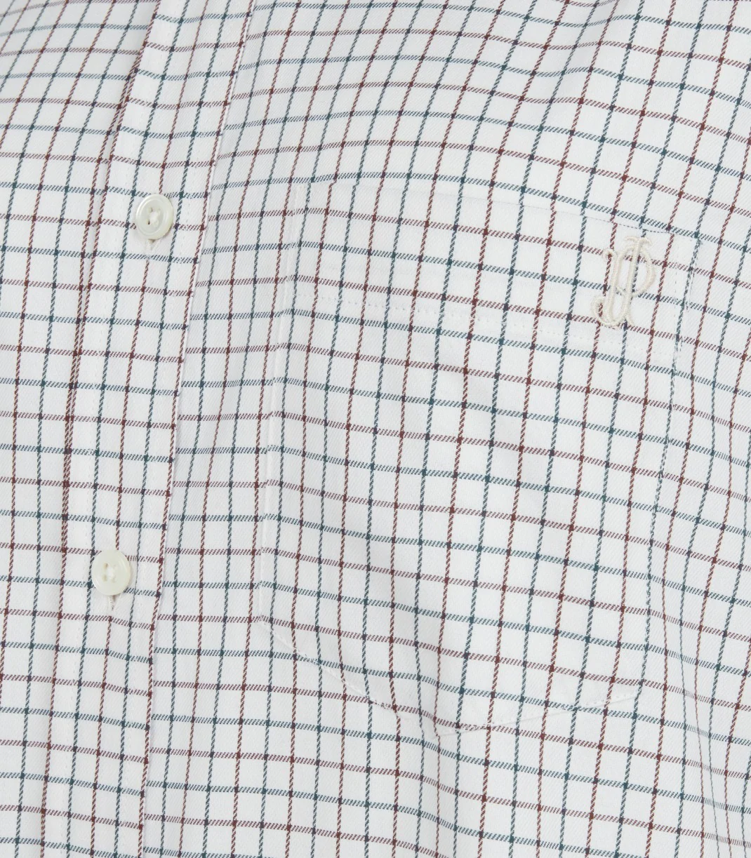 Women's Tattersall Shooting Shirt in Canvas Blue - Image 5