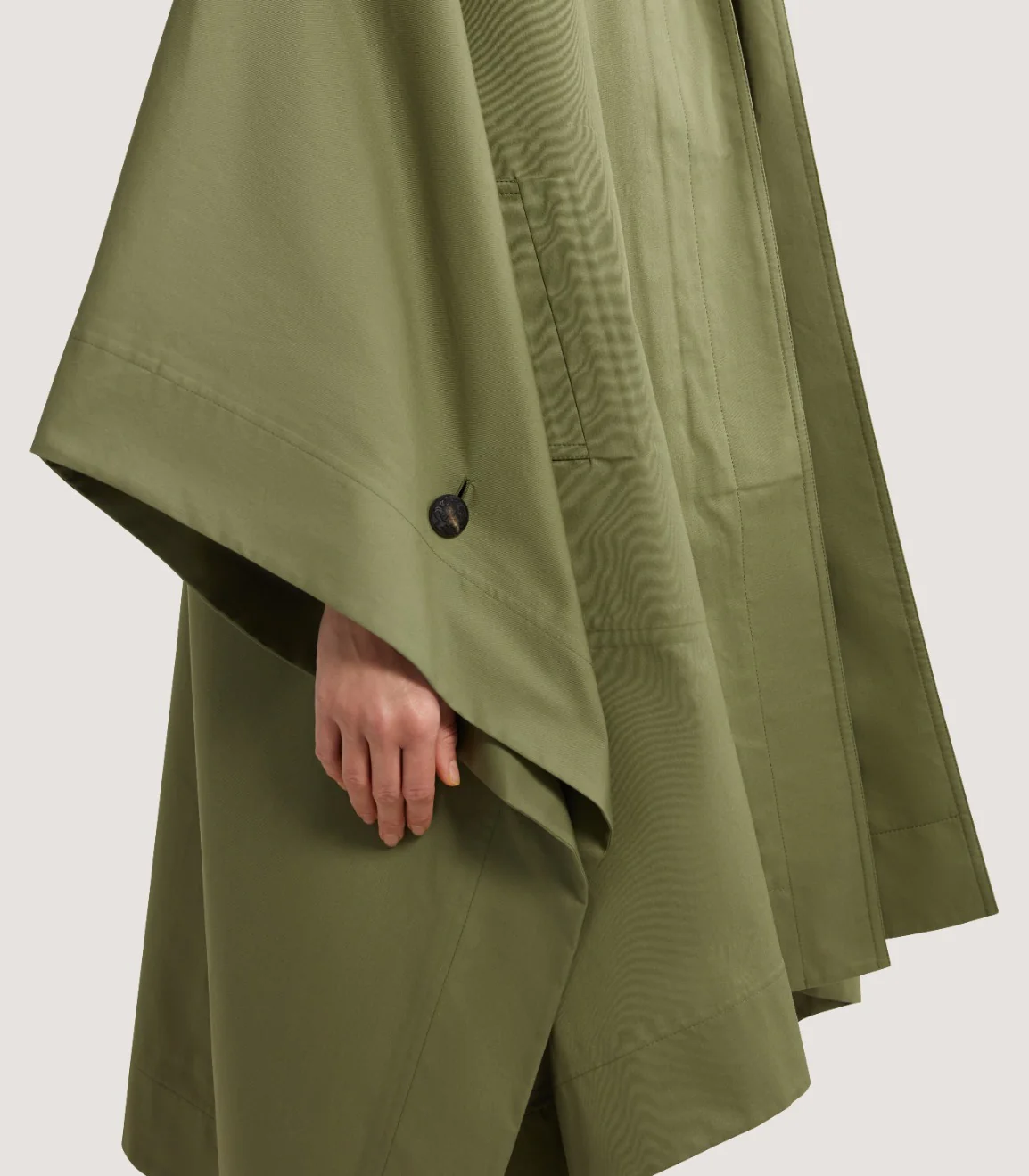 Women's Tempest Cape in Sage - Image 5
