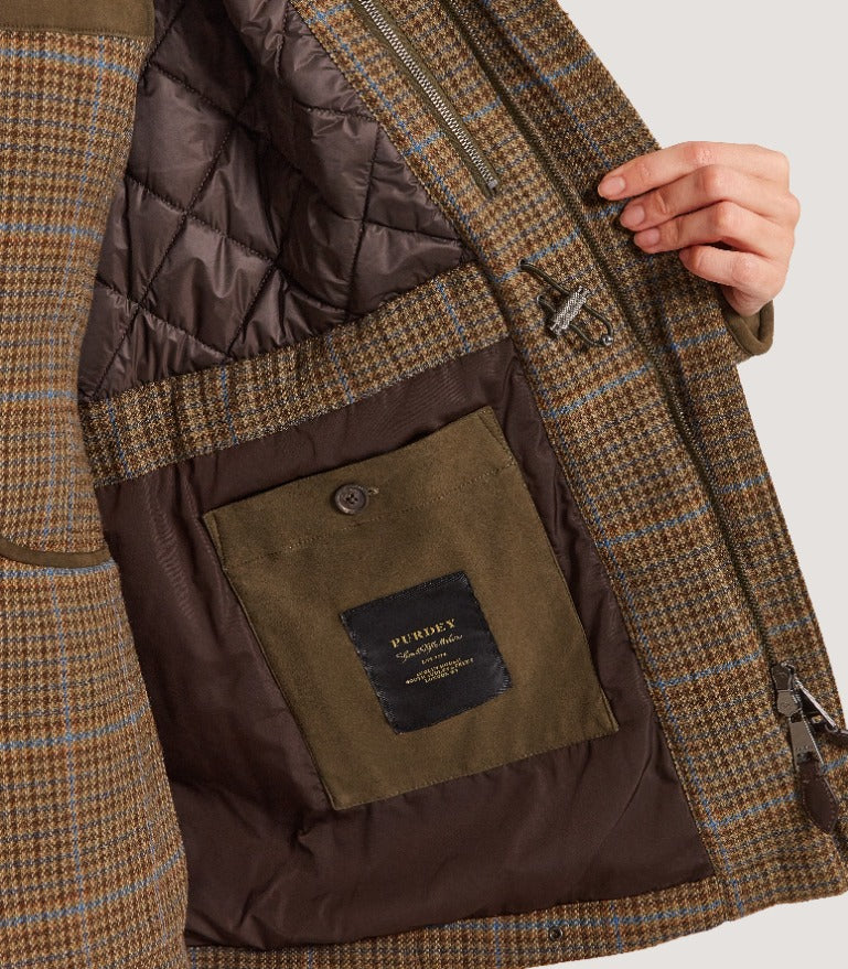 Women's Tom Purdey Raglan Tweed Field Coat - Image 5