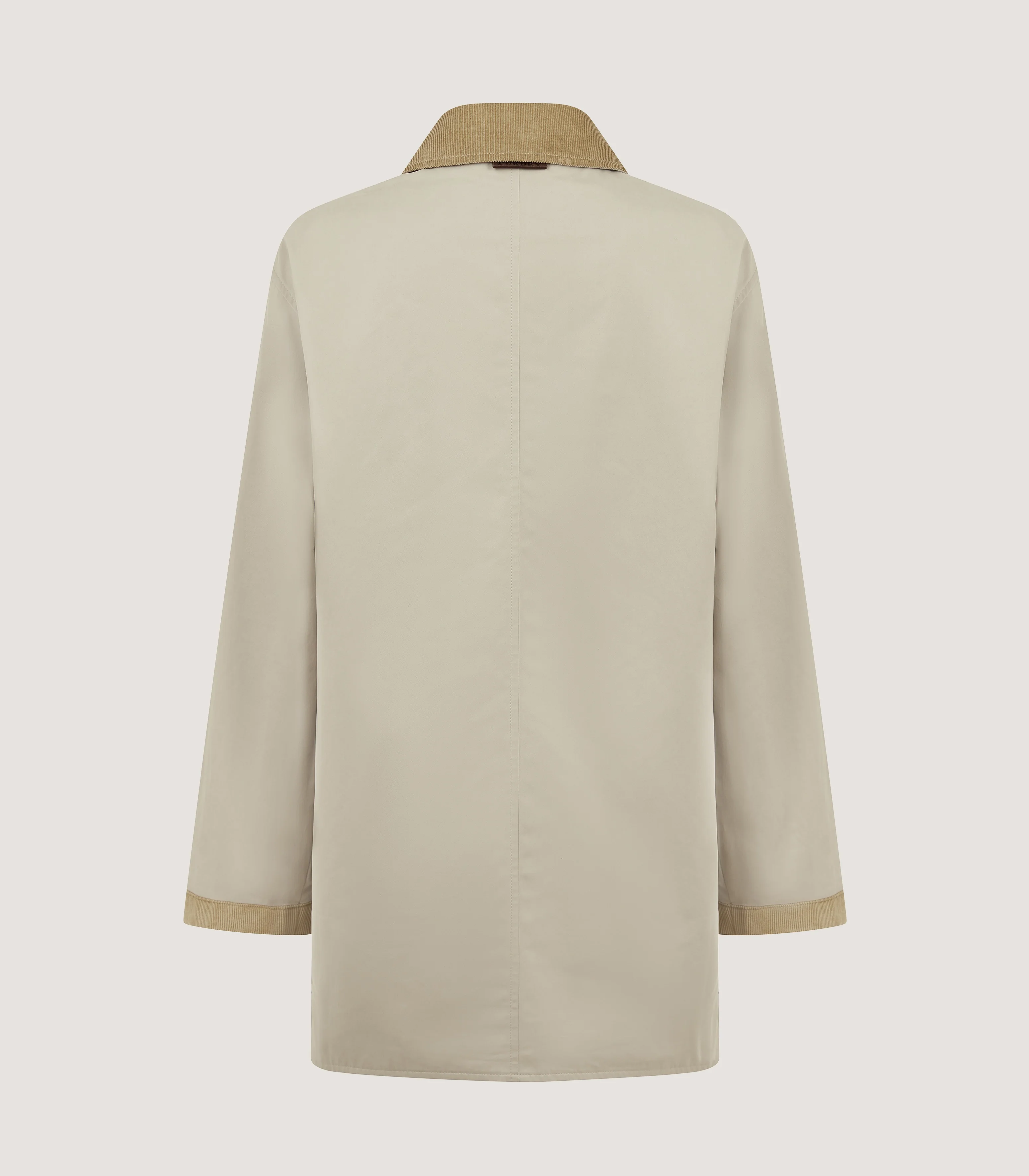 Women's Vita Clipper Coat in Pebble - Image 3
